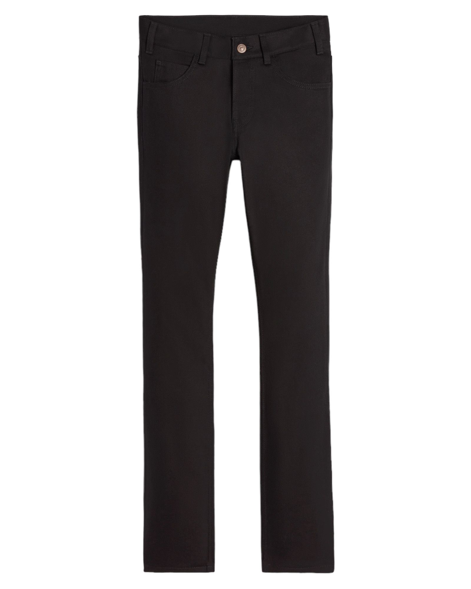 Celine Skinny Jeans - Vintage Pure Black Wash Denim, Low