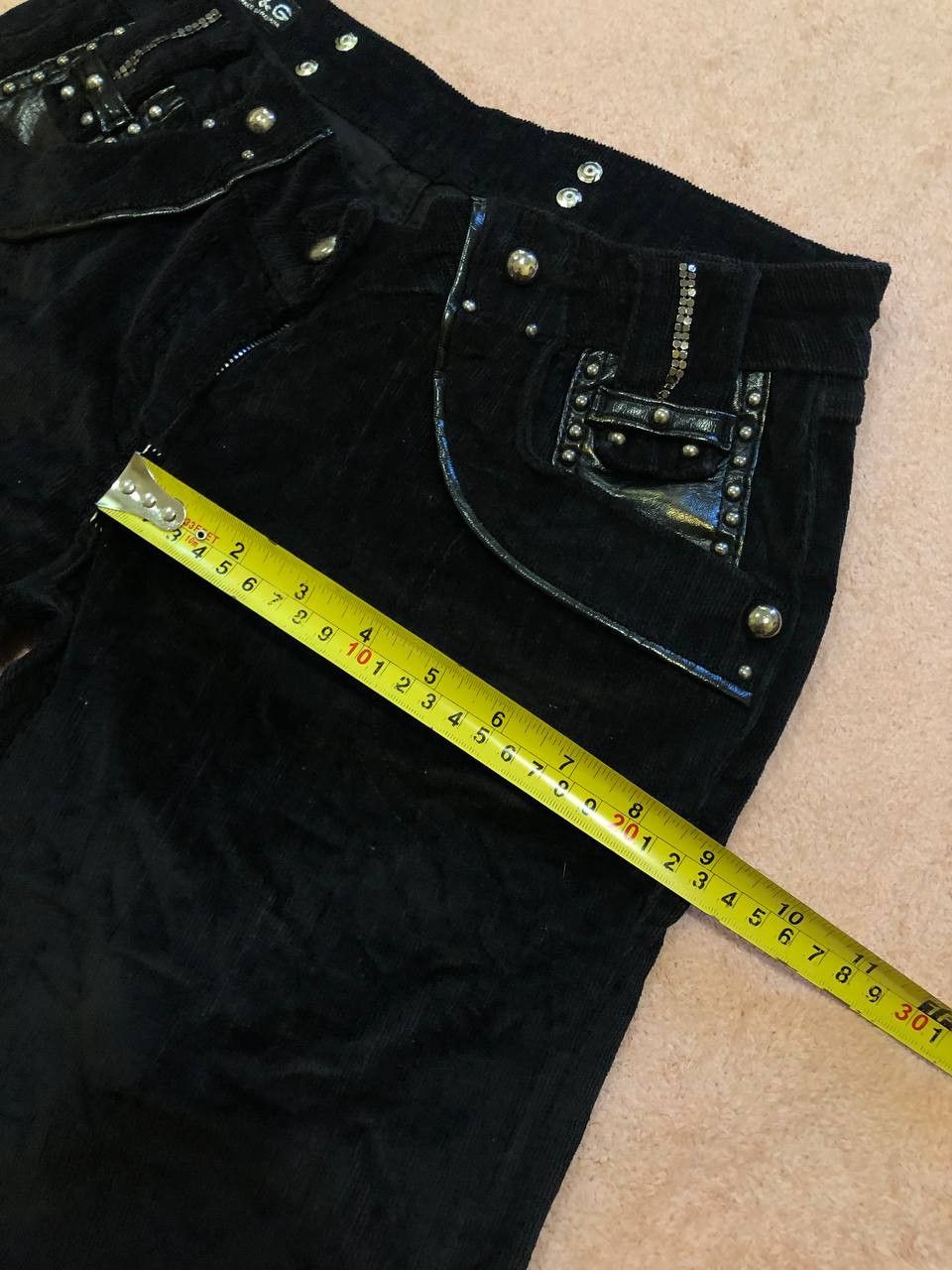 Dolce & Gabbana black D&G luxury Casual Pants Y2K Dolce&Gabbana Vintage Size 30" / US 8 / IT 44 - 10 Thumbnail