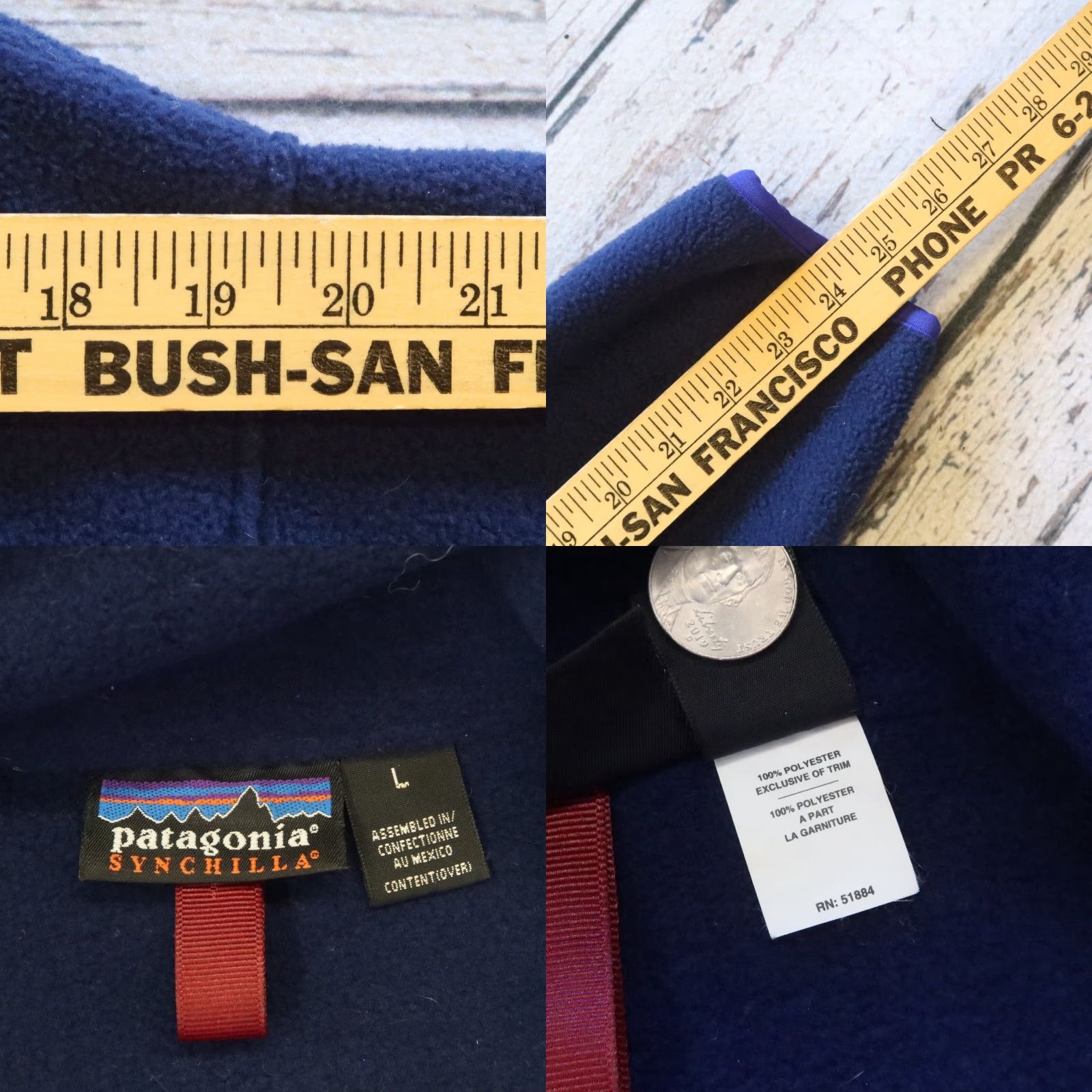 Patagonia VINTAGE Patagonia Synchilla Fleece Pullover Size US L / EU 52-54 / 3 - 8 Thumbnail