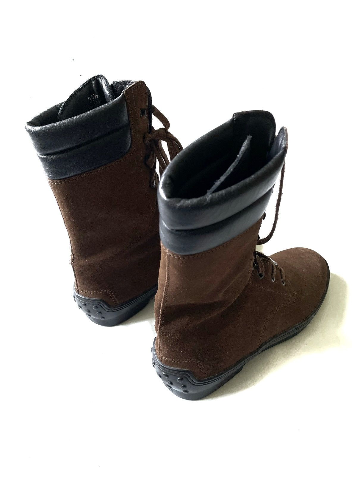 Designer × Tod's × Vintage Tod’s Vintage Brown High Suede Boots Size 39 Made In Italy Size US 9 / IT 39 - 5 Thumbnail