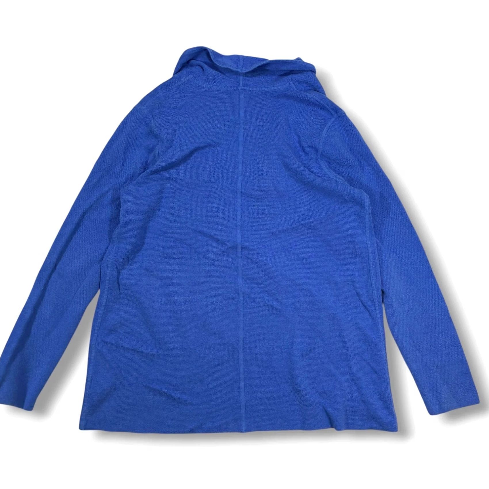 Talbots Talbots Womens Blue Open Front Cardigan Sweater Duster Long Sleeve L Size L / US 10 / IT 46 - 2 Thumbnail