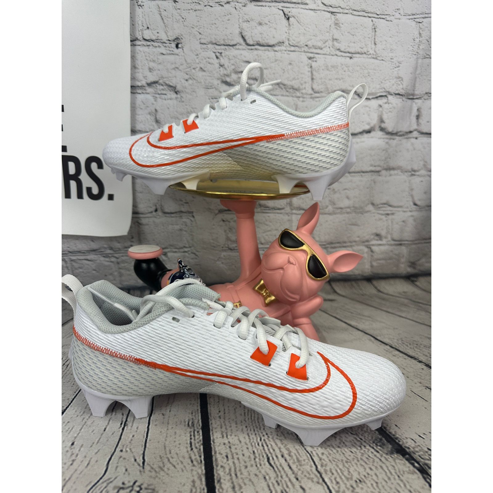 Nike Nike Vapor Edge Speed 360 2 Mens 9 Orange Football Cleats Size US 9 / EU 42 - 6 Thumbnail
