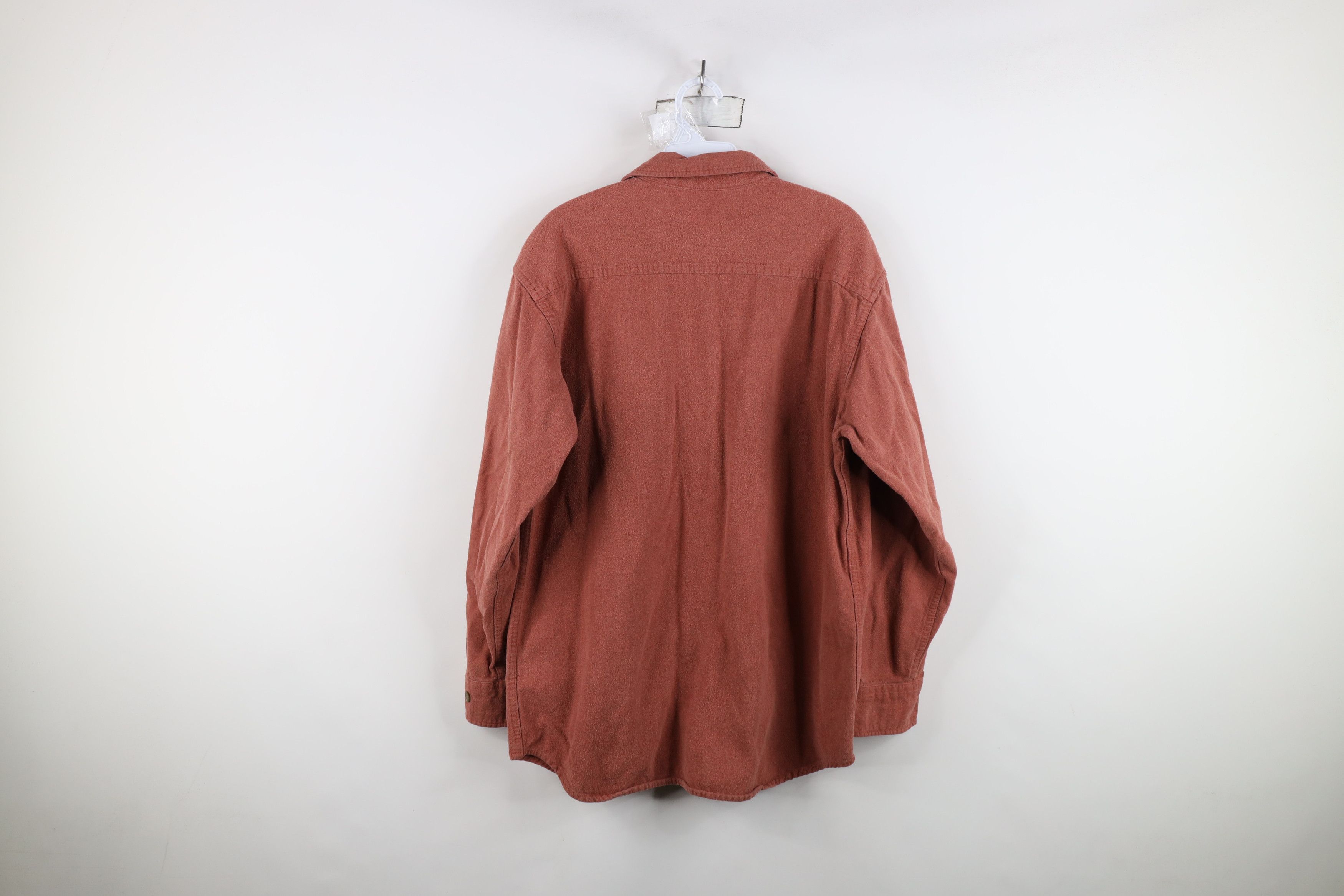 Vintage Vintage 90s Streetwear Stonewash Chamois Cloth Button Shirt Size US M / EU 48-50 / 2 - 12 Thumbnail