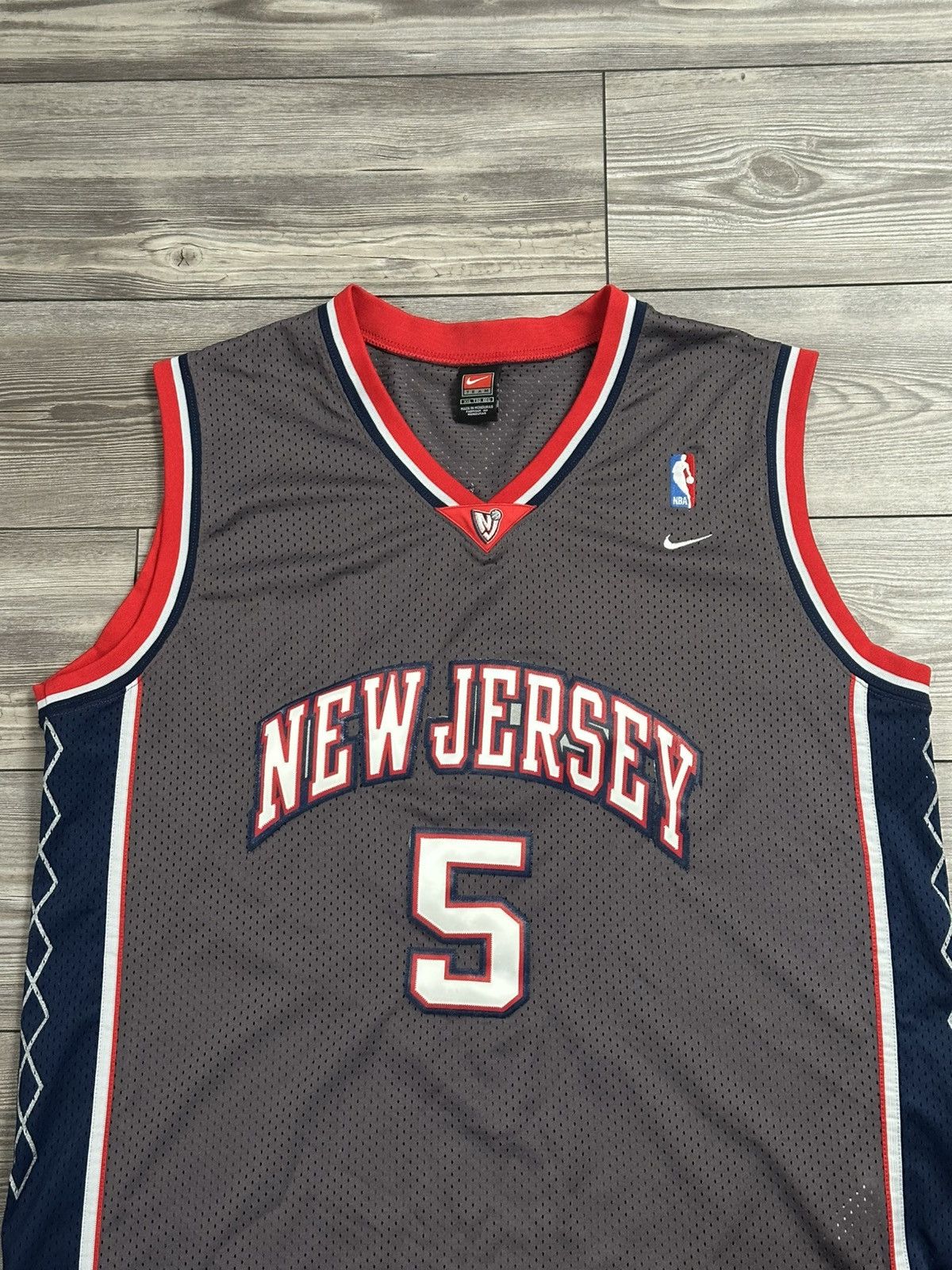 NBA Vintage New Jersey Nets Jason Kidd Nike Jersey Size US XXL / EU 58 / 5 - 3 Thumbnail