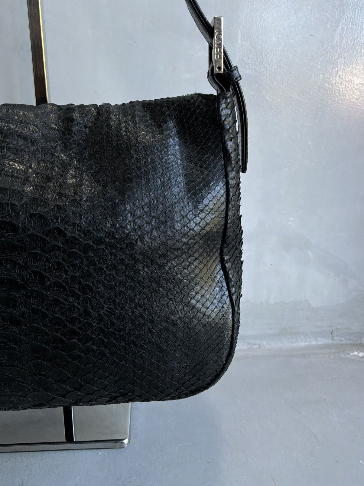 Fendi 2000s Fendi - Python Leather Mamma Baguette Bag Size ONE SIZE - 15 Thumbnail