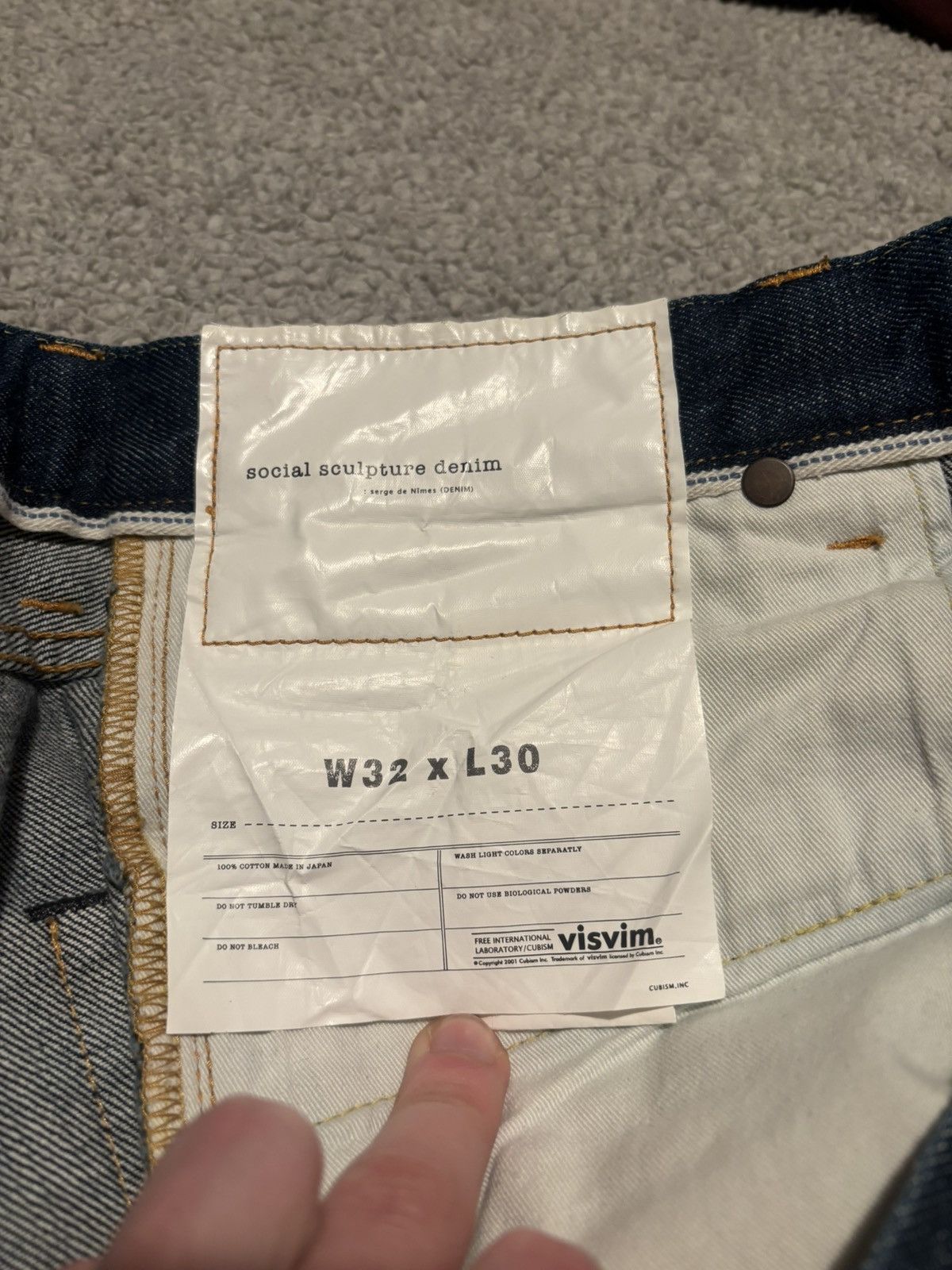 Visvim Visvim Social Sculpture 04D12 32W30L Size US 32 / EU 48 - 5 Thumbnail