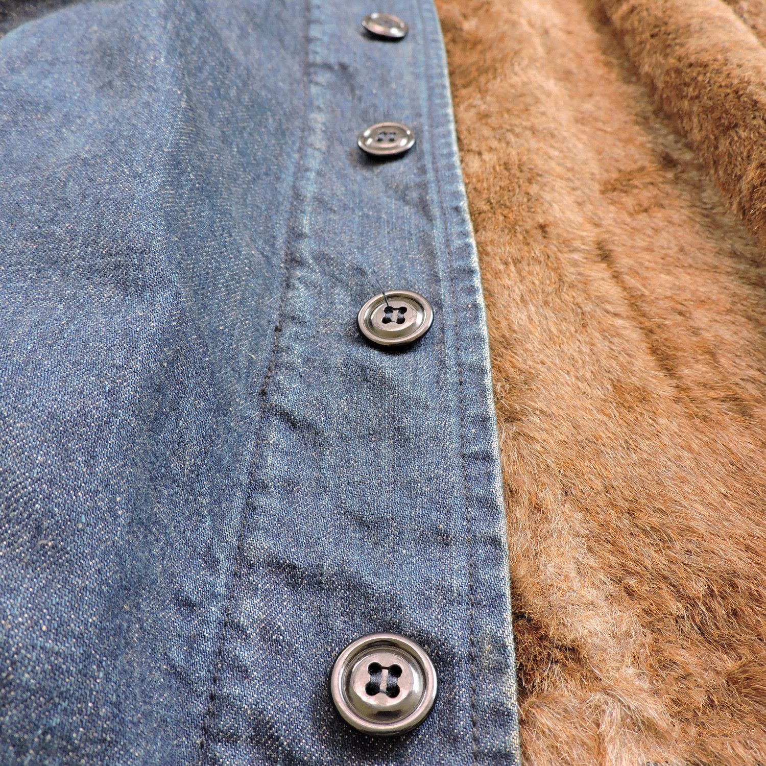 UES Clothing UES N1 Deck Sanforized Shrunk Denim Jacket Size US XS / EU 42 / 0 - 5 Thumbnail