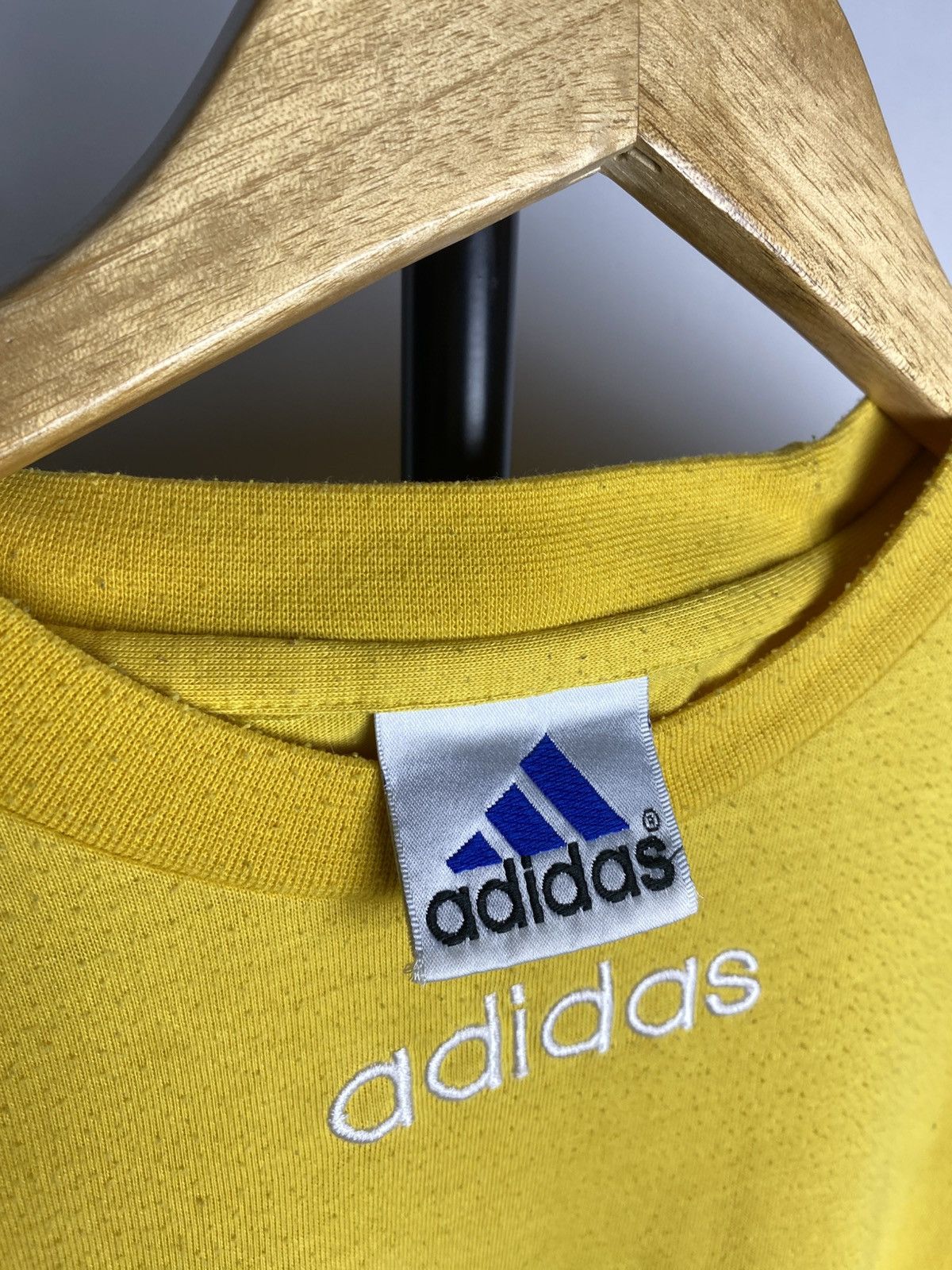 Adidas × Vintage Vintage 90s Central Logo Adidas y2k T Shirt Size US L / EU 52-54 / 3 - 4 Thumbnail