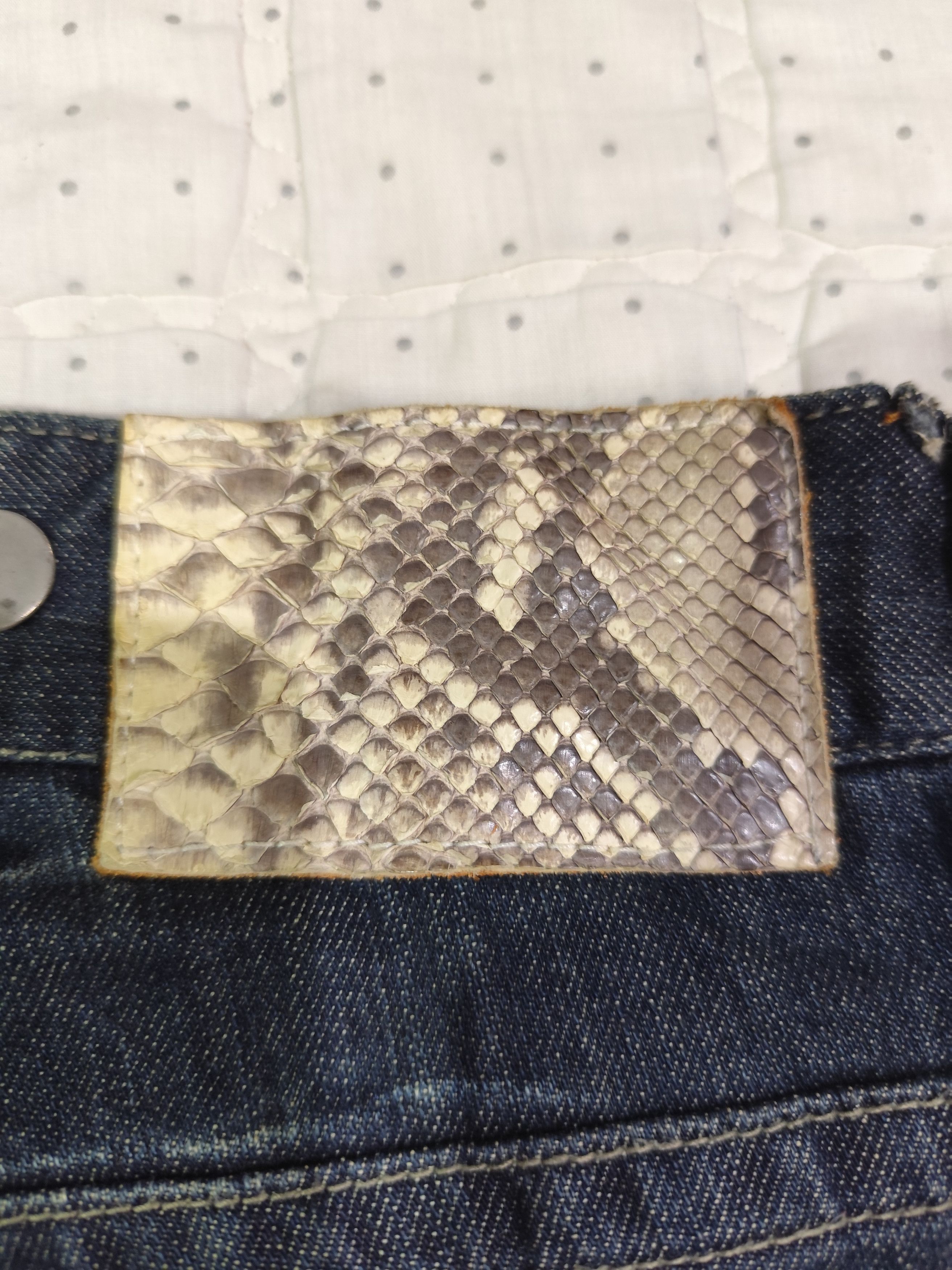 Japanese Brand Vintage Five Washed FLare Denim J022 Size 29" - 15 Thumbnail