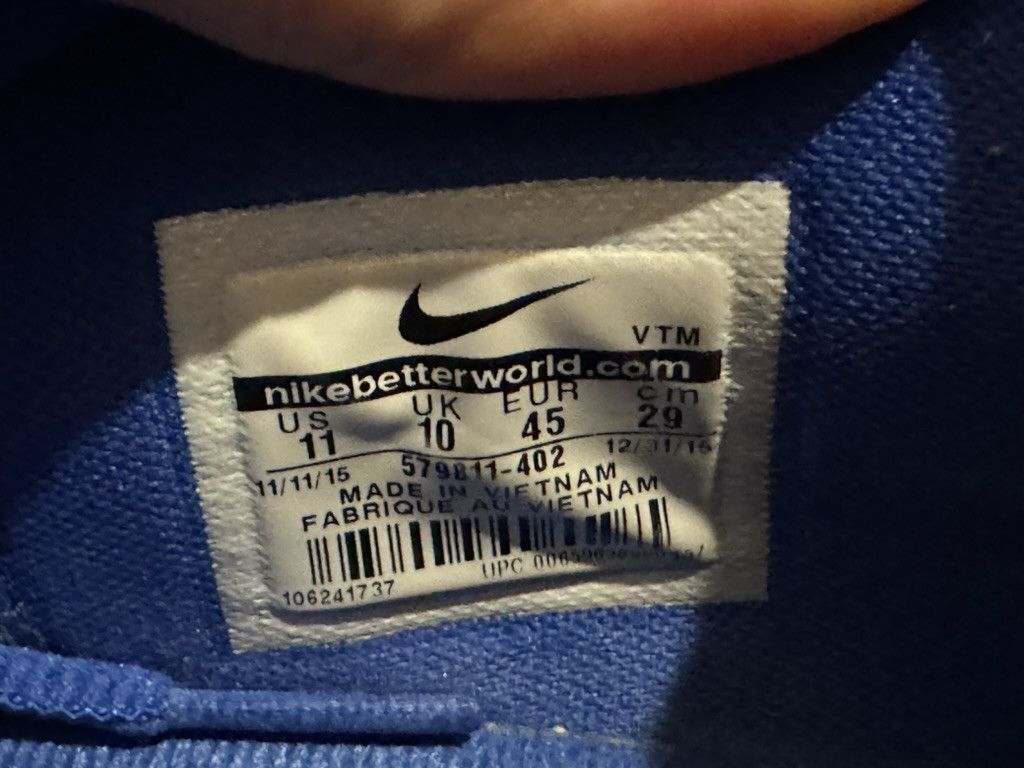 Nike 2015 Free Trainer 5.0 TB 'Game Royal' Size US 8 / EU 41 - 7 Thumbnail