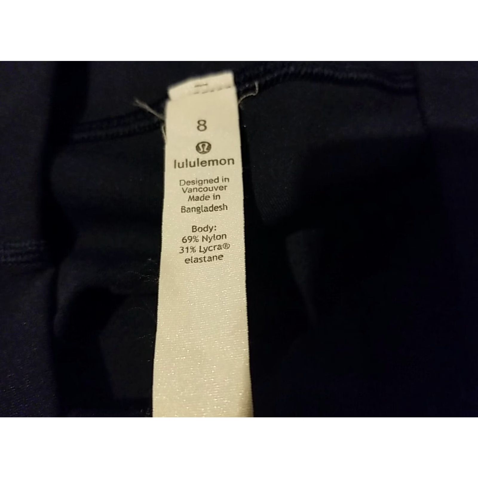Lululemon Womens Lululemon Pants S Small Navy Blue Athletic Gym Workout Yoga Leggings Size 28" / US 6 / IT 42 - 6 Thumbnail