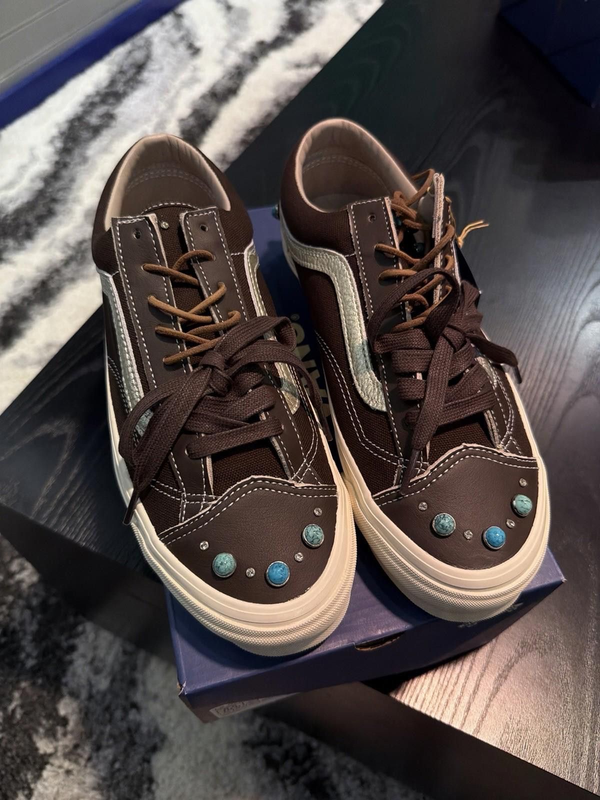 Vans Size 8.5 - Vans LX Old Skool 36 Gemstone Mushroom Mocha Size US 8.5 / EU 41-42 - 5 Thumbnail