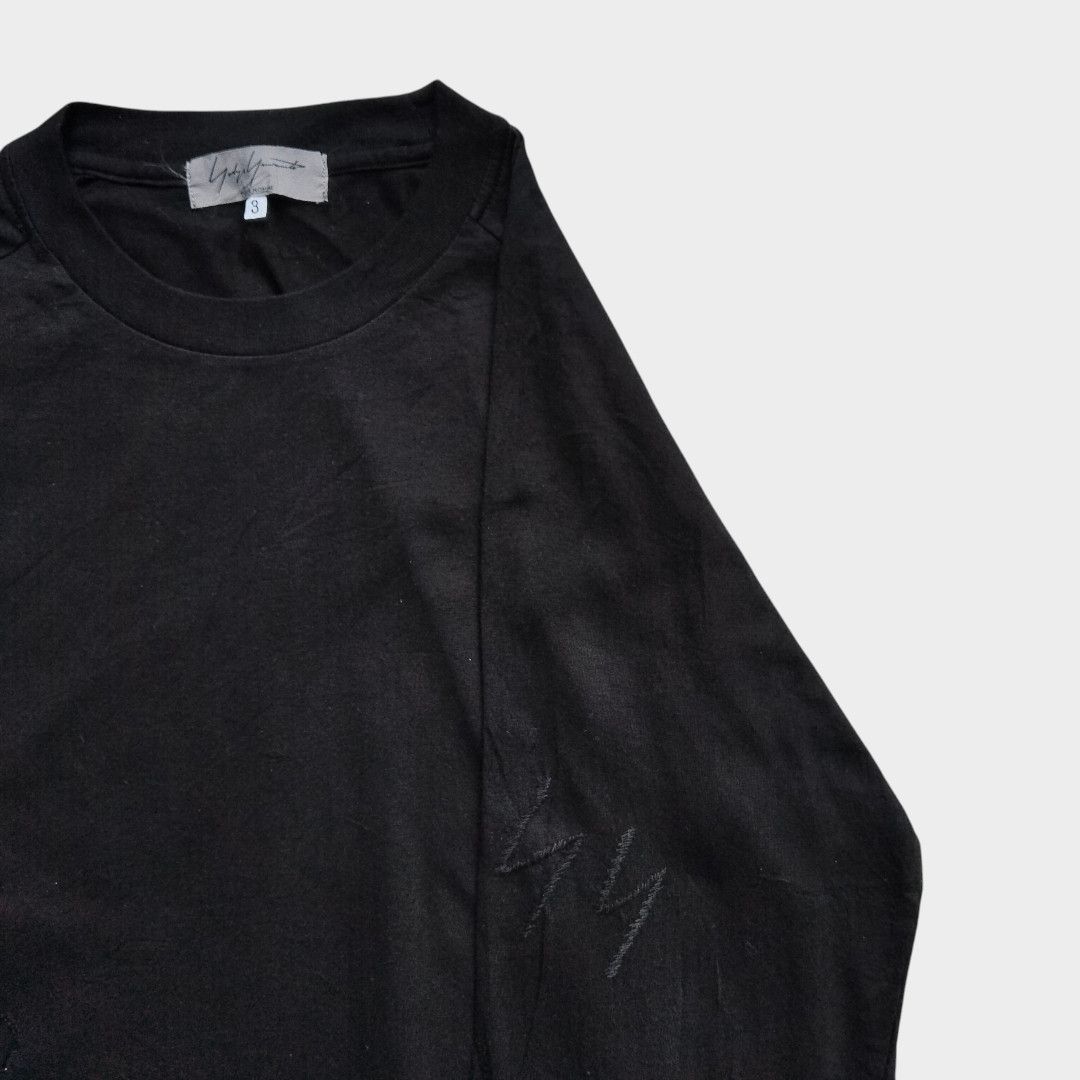 Yohji Yamamoto YYPH embroidery detail cut and sew Tshirt Size US L / EU 52-54 / 3 - 3 Thumbnail