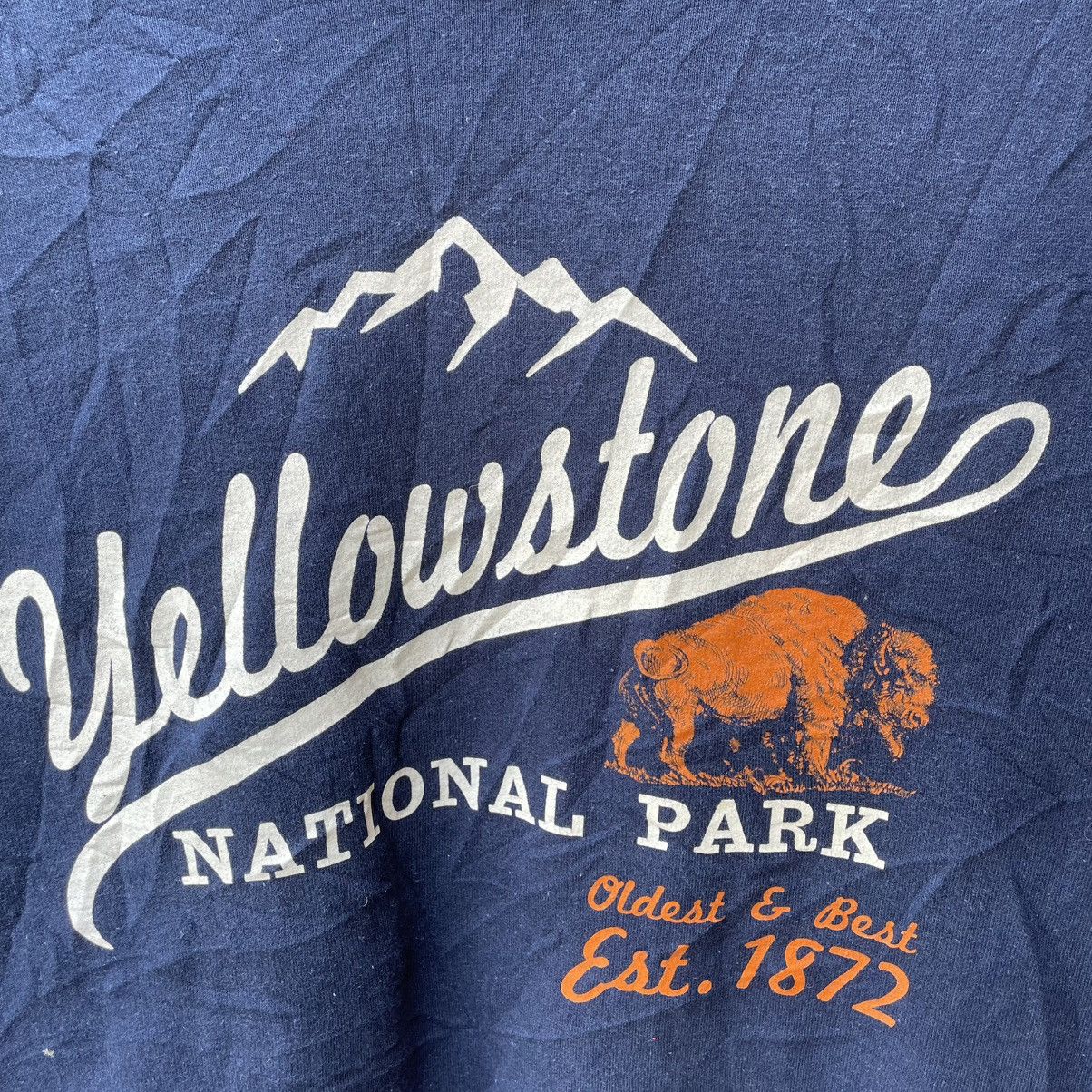 Gildan × Vintage 🔥Vintage Yellow Stone National Park Pullover Sweatshirts Size US S / EU 44-46 / 1 - 6 Thumbnail
