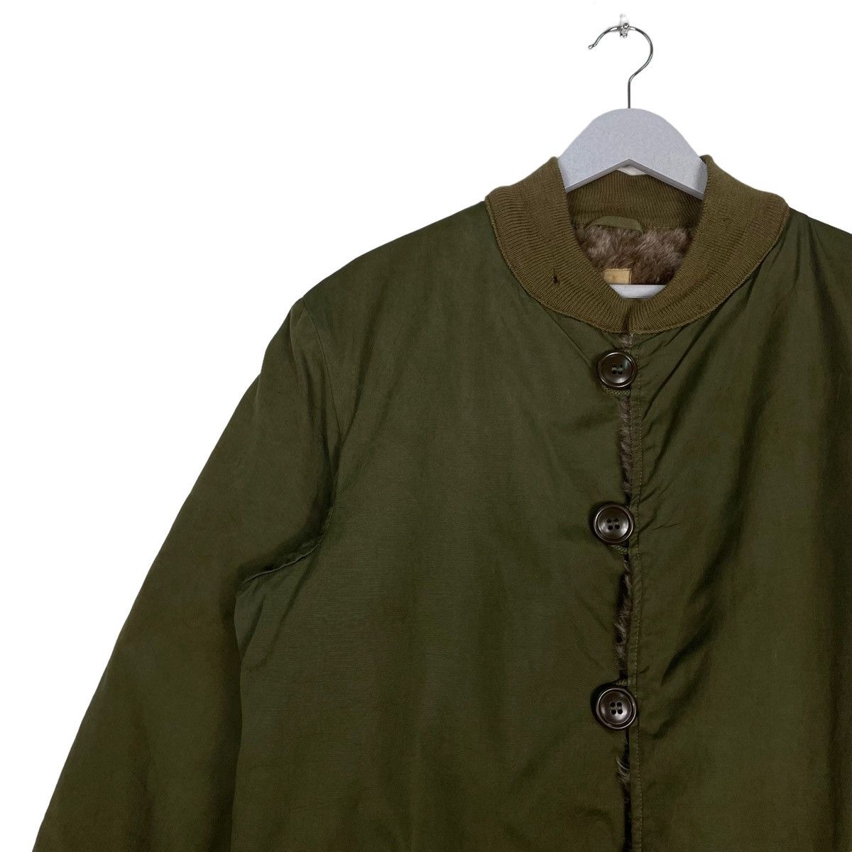 Vintage 💥1940s US TANKER M43 DECK OG MILITARY BOMBER Size US L / EU 52-54 / 3 - 7 Thumbnail