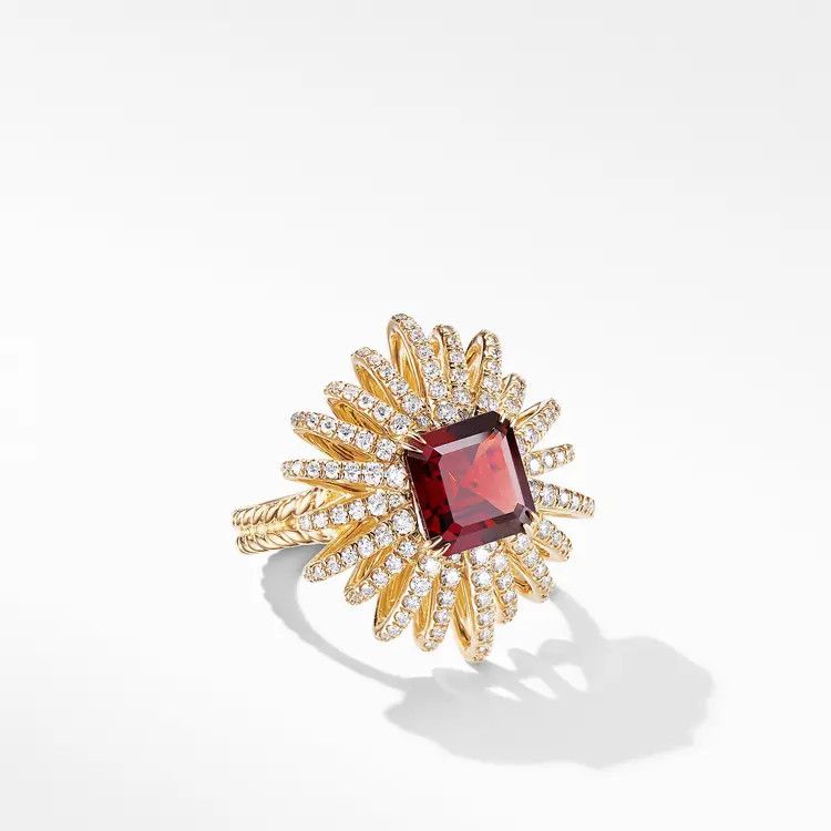 David Yurman o1s1wg111025 R12707D /Size 9 /Starburst Ring in Golden Size ONE SIZE - 1 Thumbnail