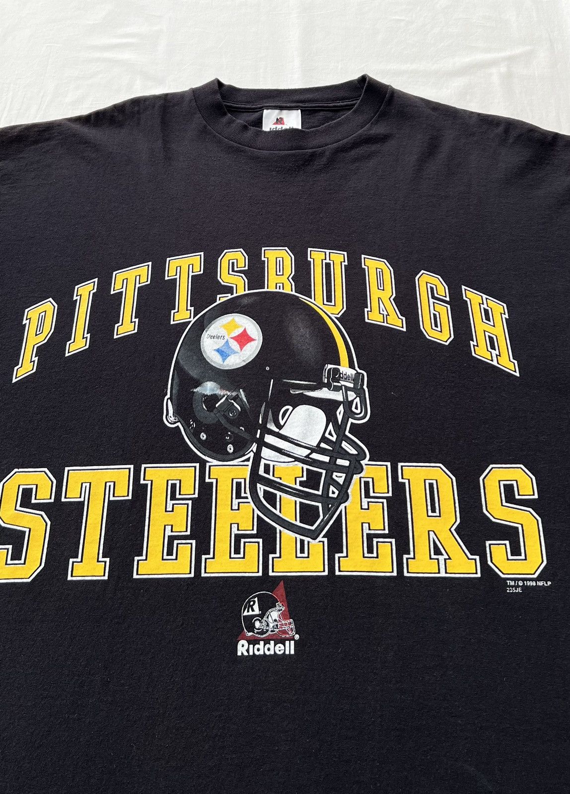 NFL Vintage 1998 Pittsburgh Steelers NFL Black T-shirt Size US XL / EU 56 / 4 - 4 Thumbnail