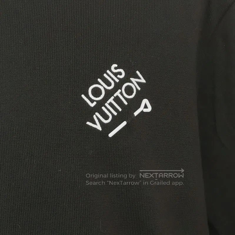 Louis Vuitton Louis Vuitton Black Logo Cotton T-shirt. Size US L / EU 52-54 / 3 - 3 Thumbnail