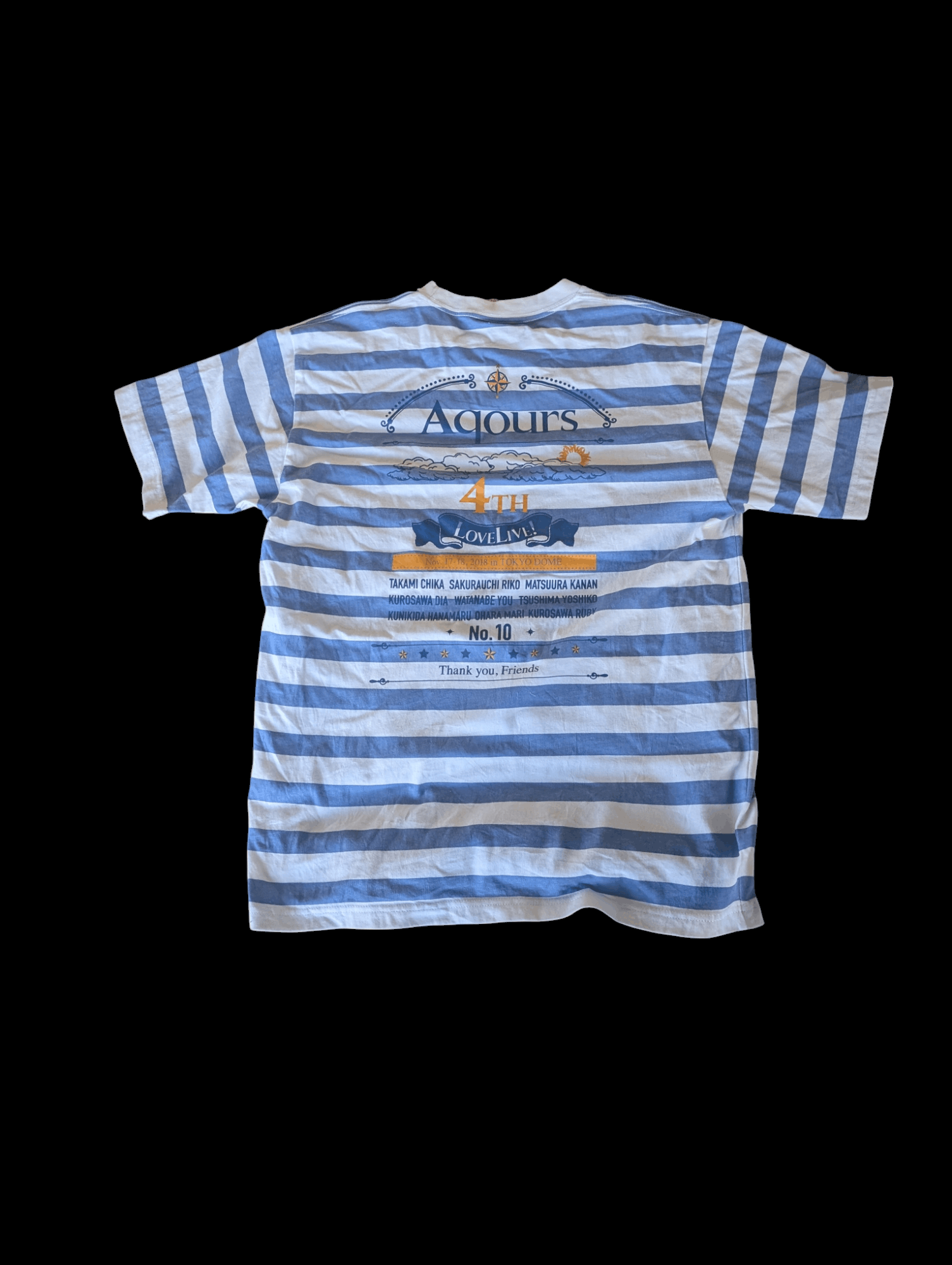 Japanese Brand Aqours 4th Love Live! -Sailing to the Sunshine- T Shirt Size US M / EU 48-50 / 2 - 2 Thumbnail