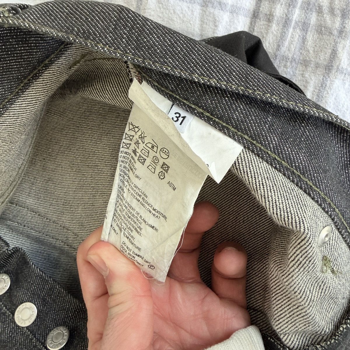Helmut Lang 2003 Inside Out Jeans Size US 31 - 7 Thumbnail