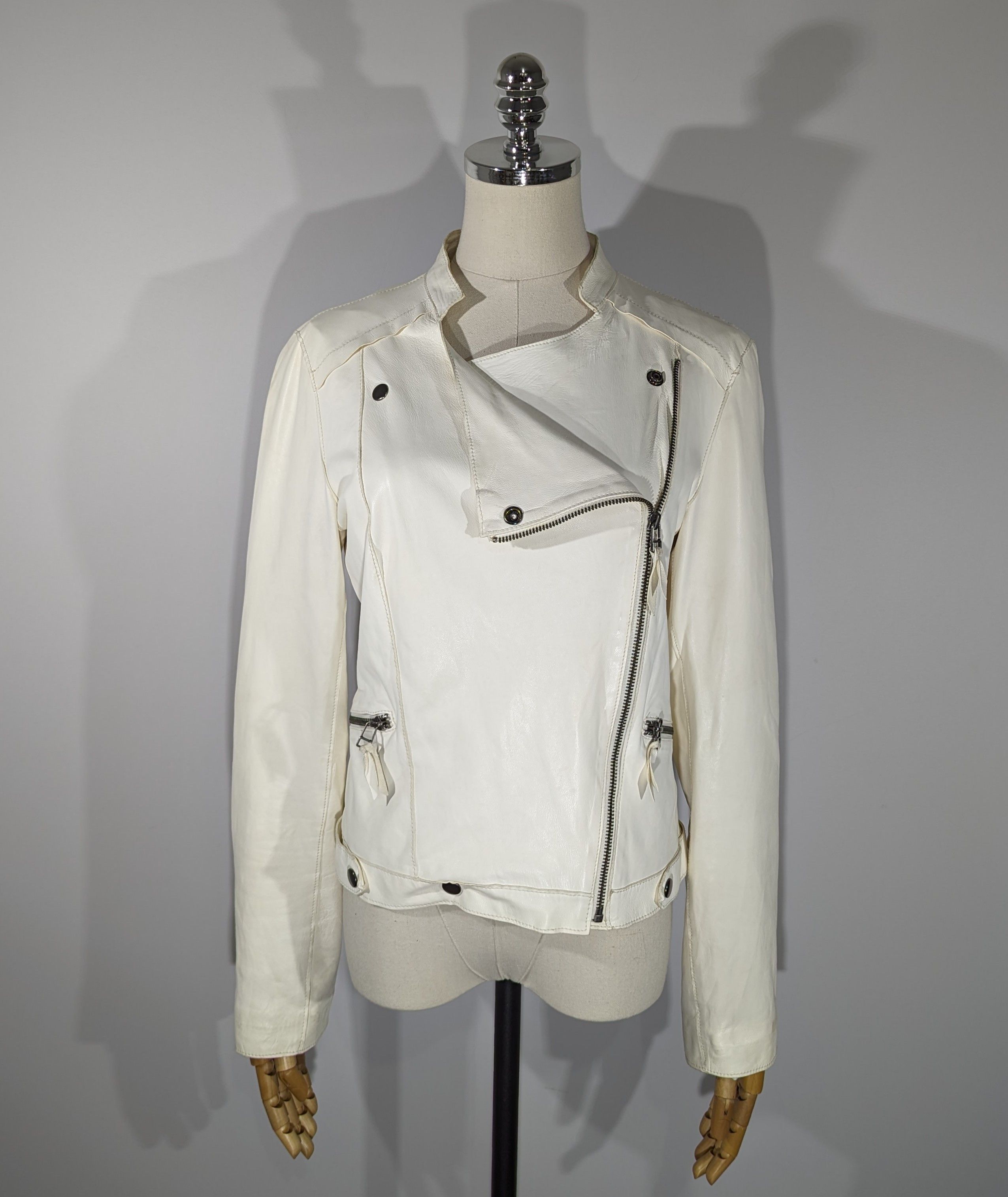 Leather Graham & Spencer Made In USA Leather Jacket Luxury Brand Size M / US 6-8 / IT 42-44 - 25 Thumbnail