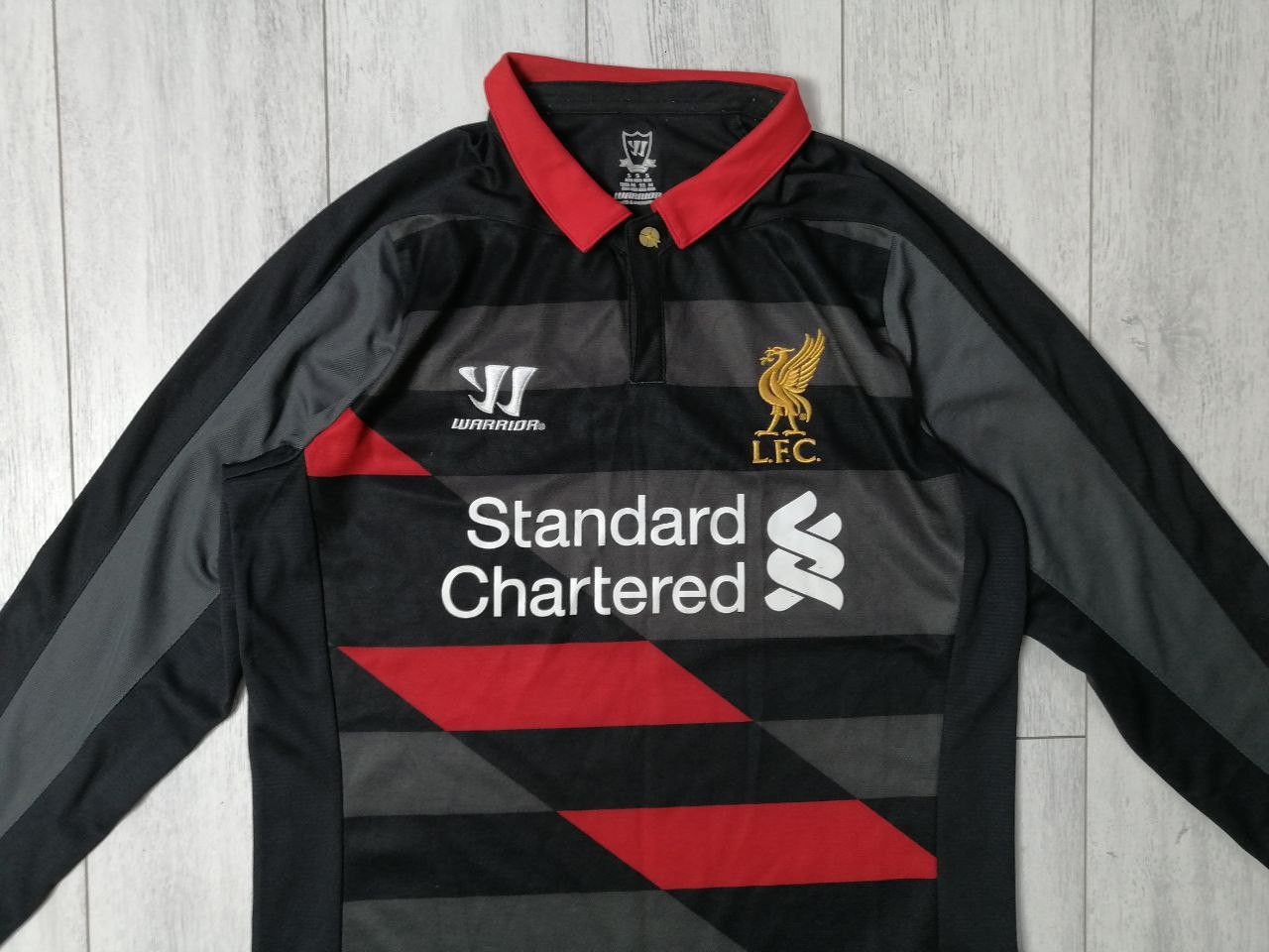 Warrior 2014-2015 Liverpool Warrior Third Long Sleeve Shirt Size US S / EU 44-46 / 1 - 2 Thumbnail