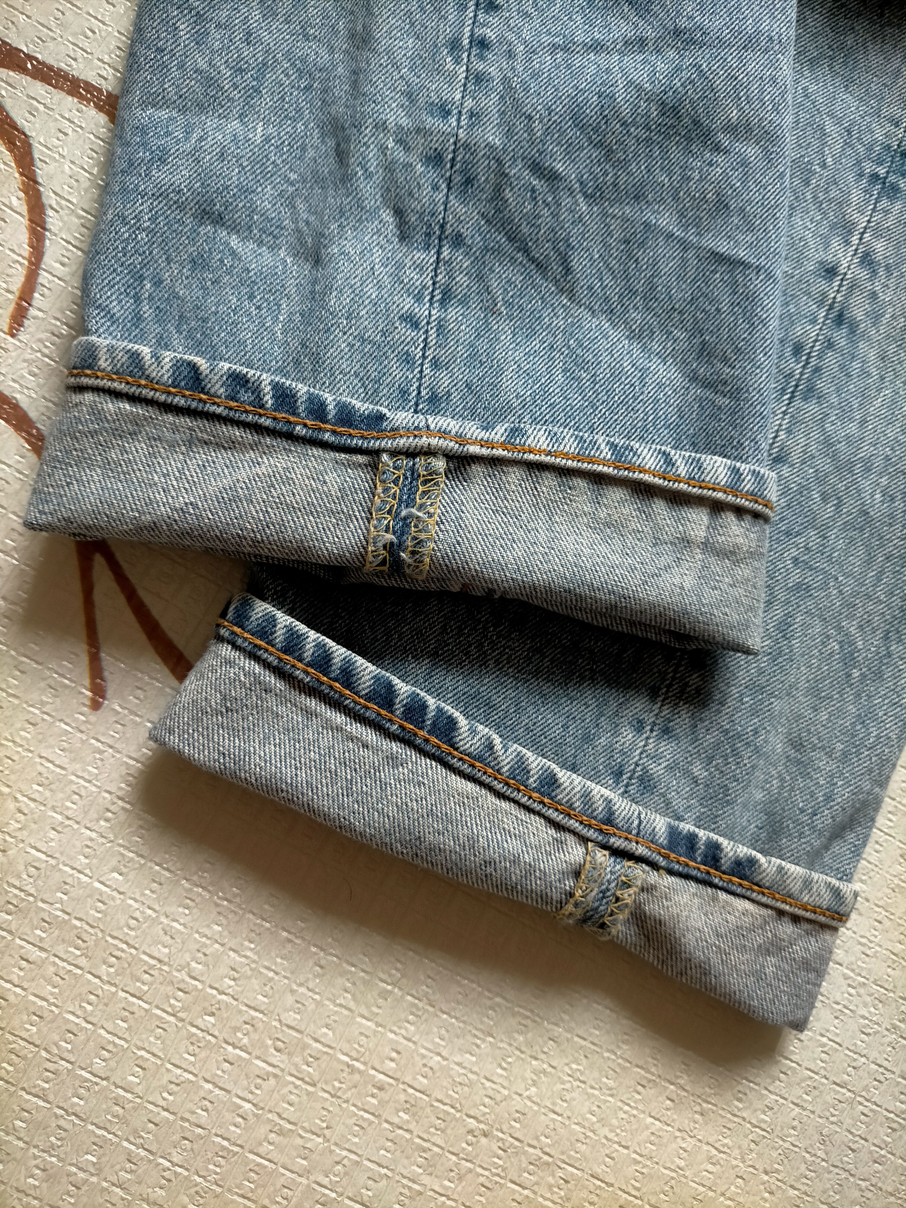Orslow Orslow Japan Button Fly Blue Jeans Size US 30 / EU 46 - 11 Thumbnail