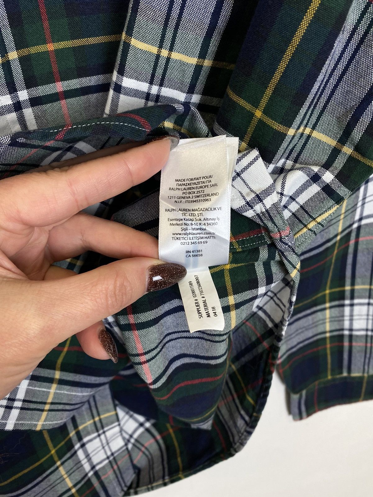 Polo Ralph Lauren Vintage Ralph Lauren Plaid Slim Fit Shirt Men’s Size XXL Size US XXL / EU 58 / 5 - 10 Thumbnail