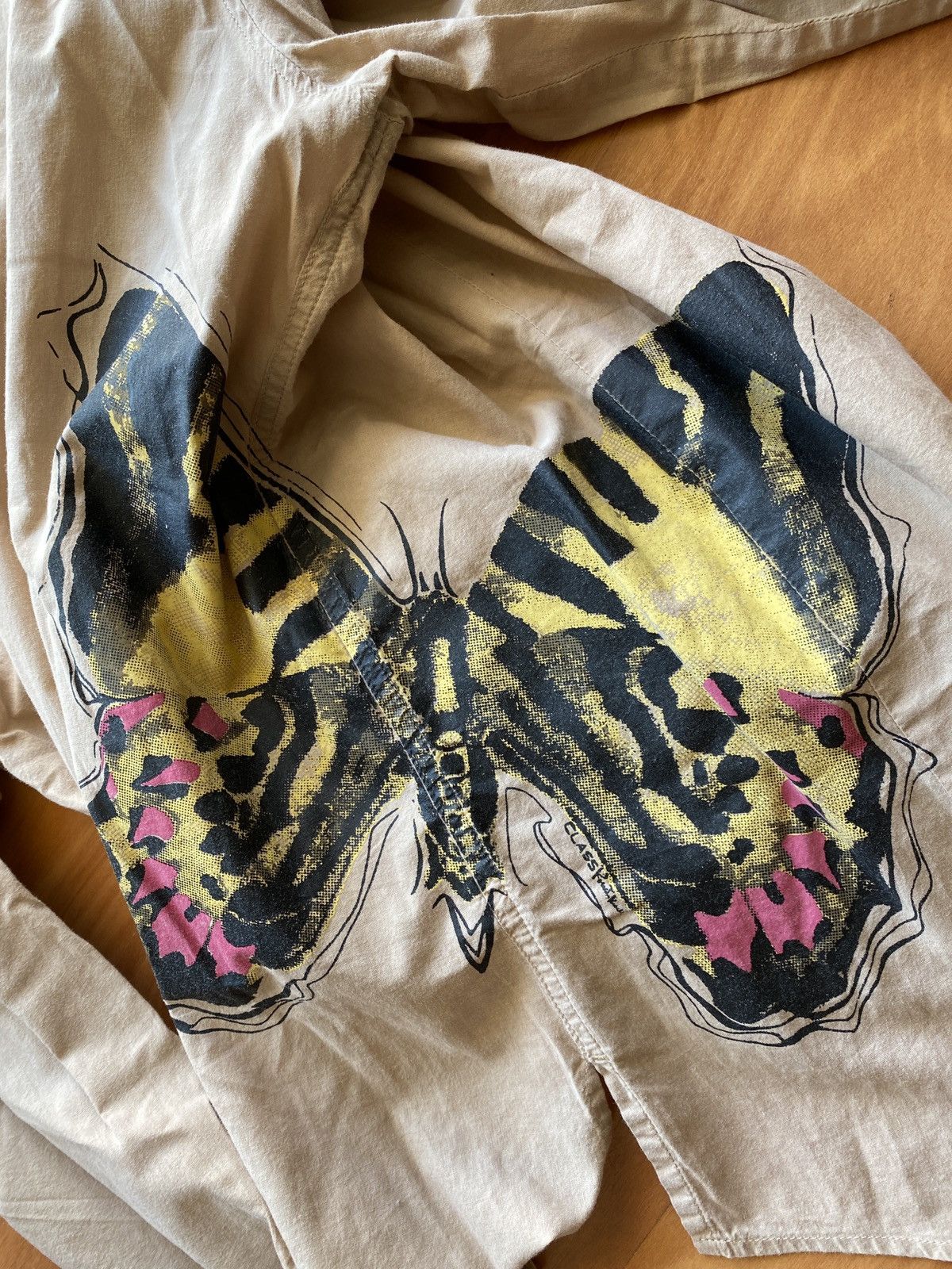 Roberto Cavalli Cavalli Butterfly Button Up Shirt Size US L / EU 52-54 / 3 - 5 Thumbnail