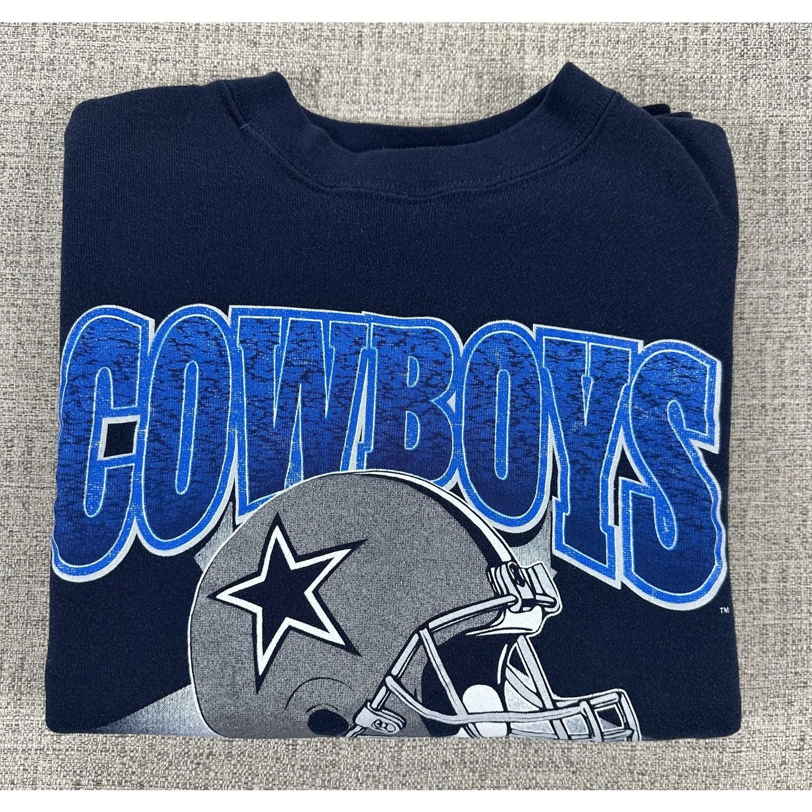 Tultex Dallas Cowboys Sweatshirt Sz L Super Bowl XXX Tultex Helmet Size US L / EU 52-54 / 3 - 13 Thumbnail