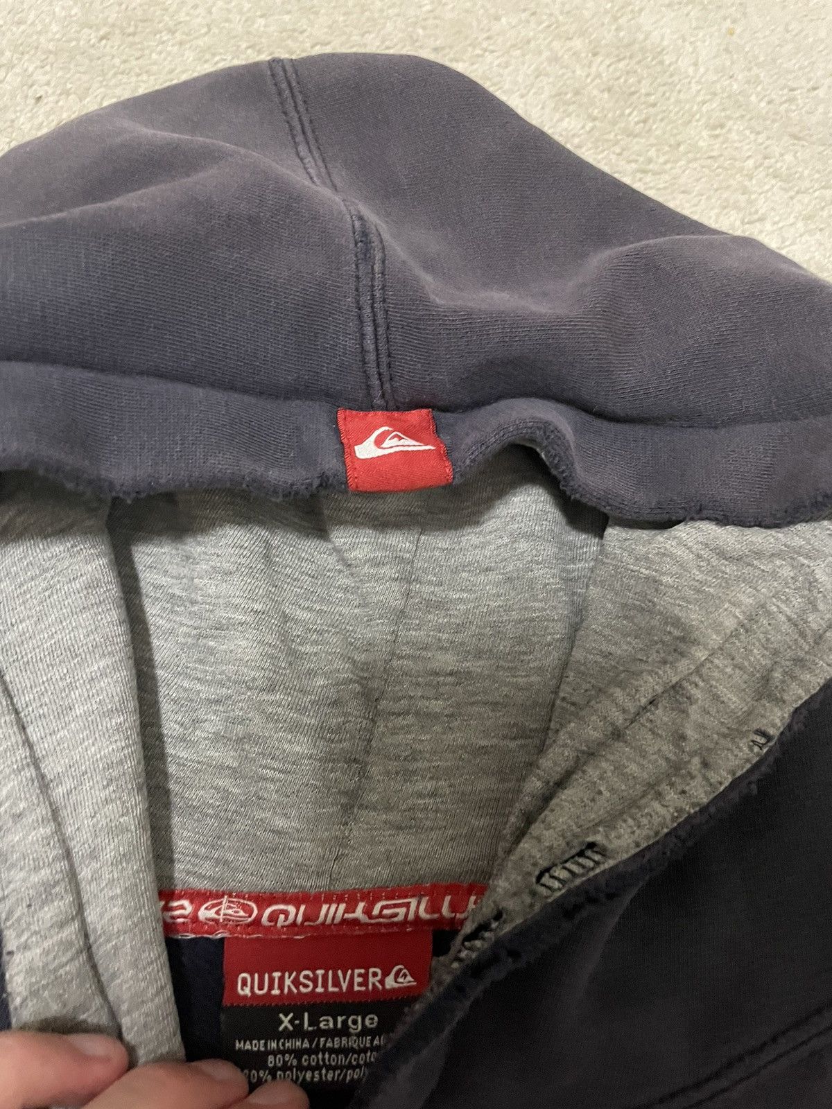 Quiksilver Y2K Quicksilver Hoodie Size US XL / EU 56 / 4 - 2 Thumbnail