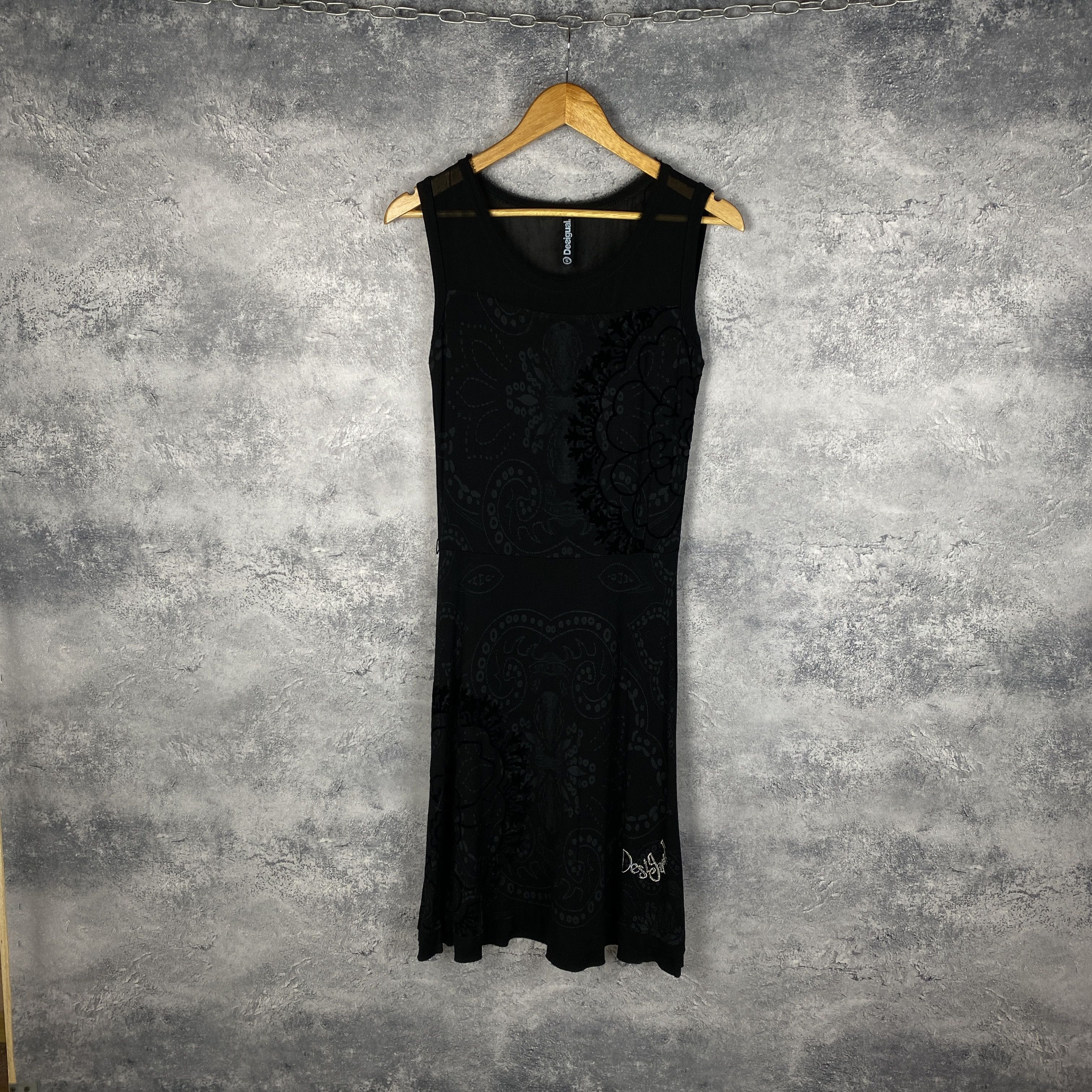 Desigual Desigual Dress Women's Size S Black Sleeveless Size S / US 4 / IT 40 - 1 Thumbnail
