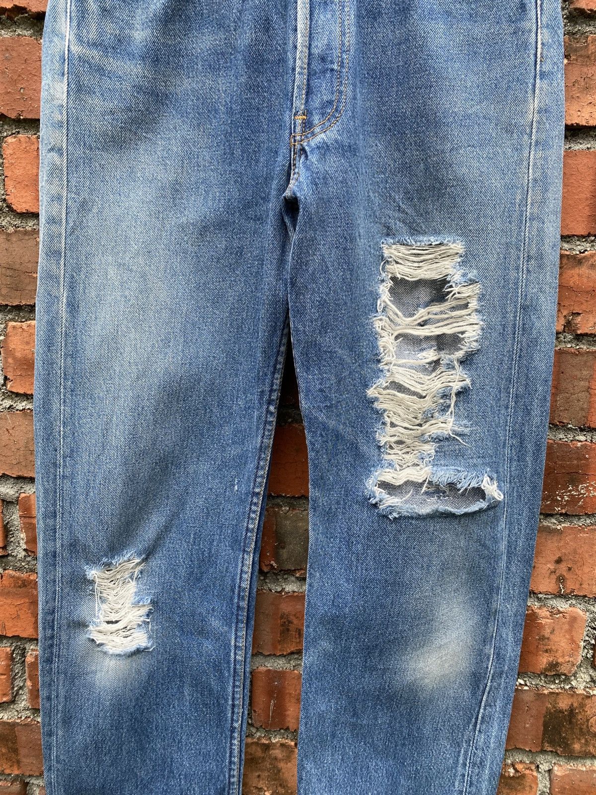 Levi's Vintage Clothing W29x28 Vintage levi's 501 made in USA distressed Size 29" - 5 Thumbnail