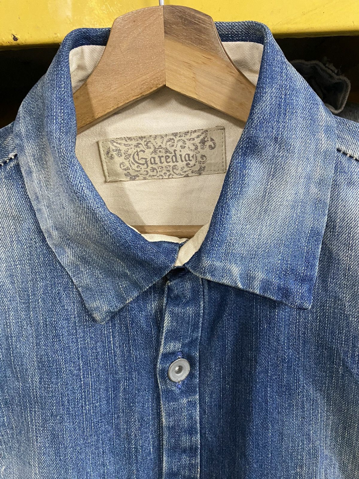 Hysteric Glamour × If Six Was Nine × Japanese Brand Japanese Rusty Garedia Distressed Denim Jacket Size US M / EU 48-50 / 2 - 2 Thumbnail