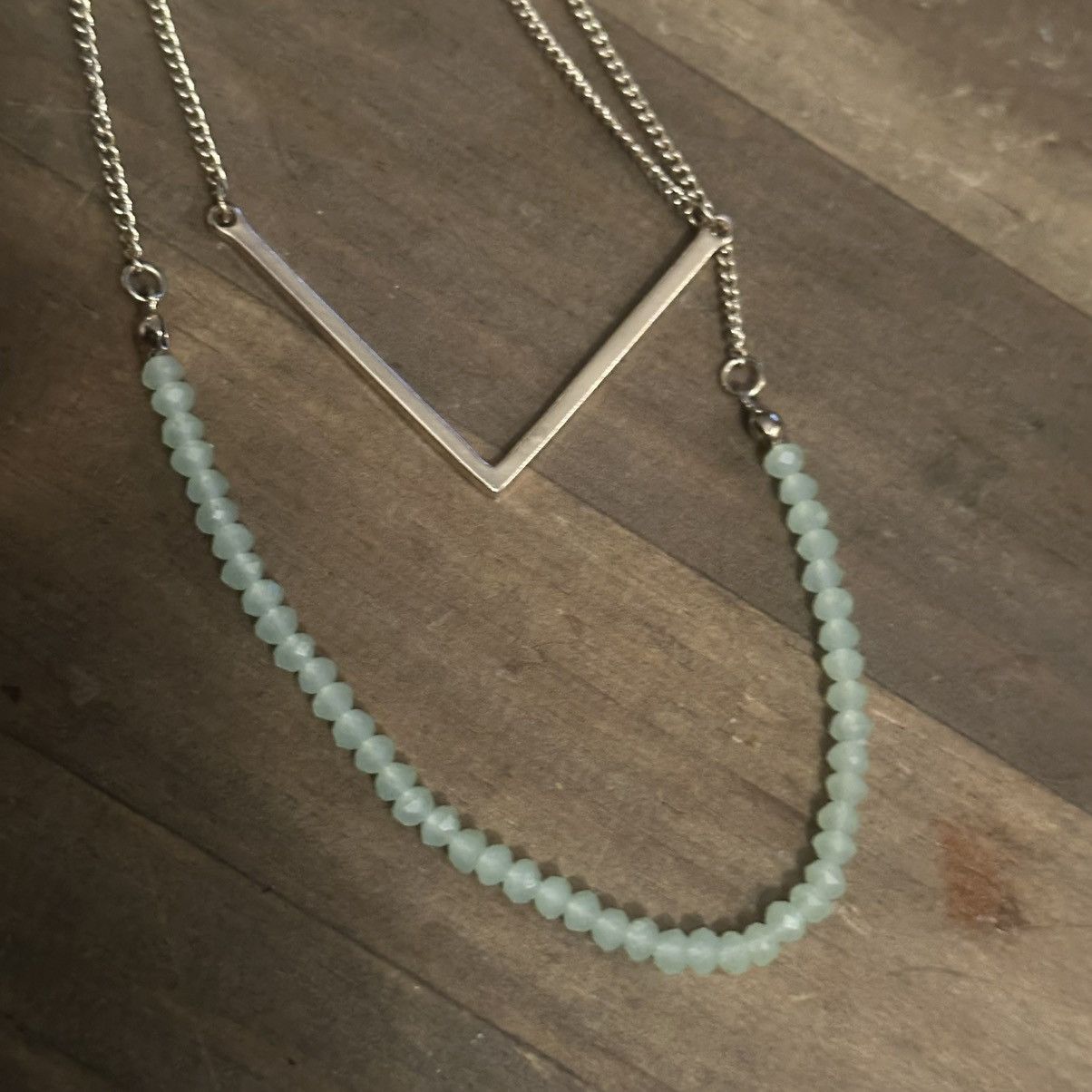 Other BaubleBar layered chevron and glass beads necklace Size ONE SIZE - 3 Thumbnail