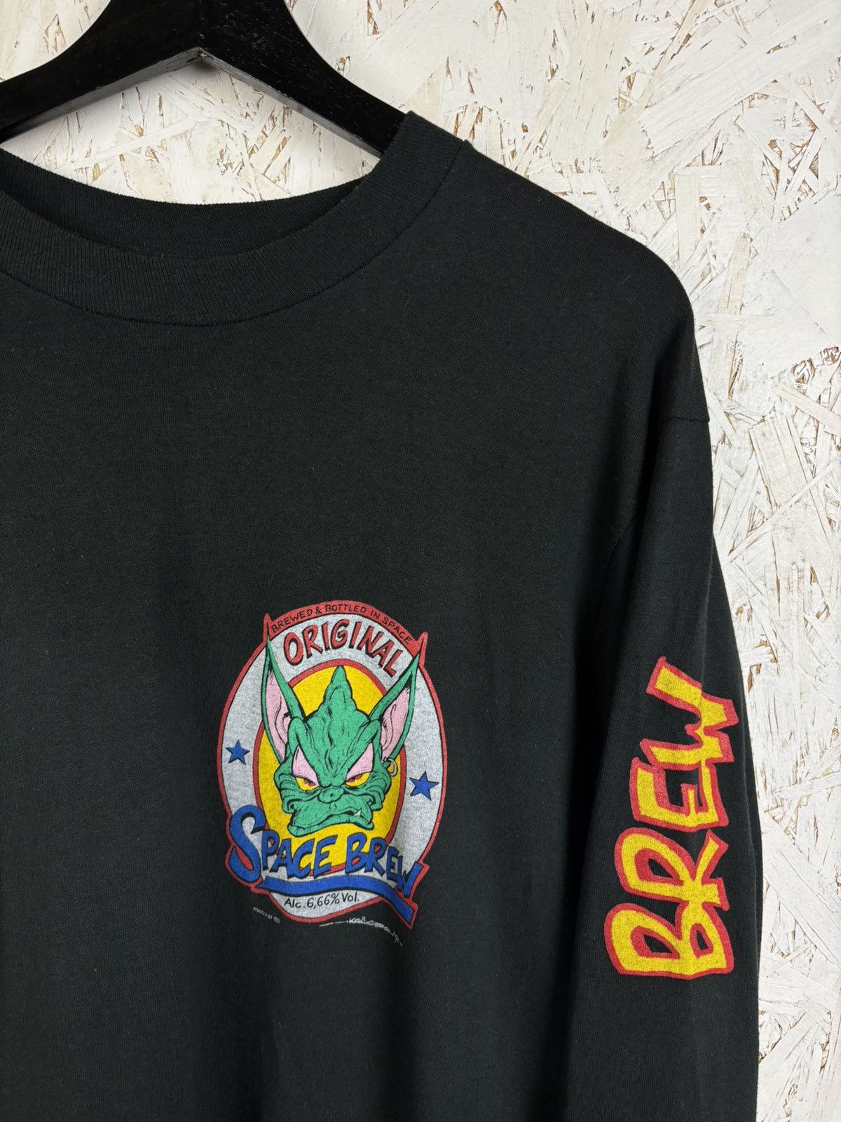 Band Tees 90s Tankard 1990 MCS Space Brew Beer Metal Long Sleeve L Size US L / EU 52-54 / 3 - 2 Thumbnail