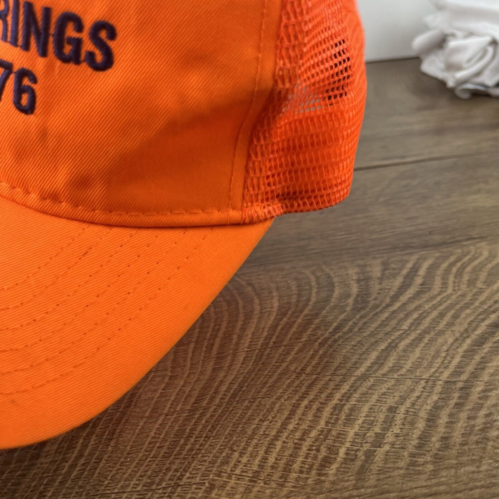 Other Ginnie Springs 1976 Hat Snapback Hat Orange Adjustable Hat A Size ONE SIZE - 9 Thumbnail
