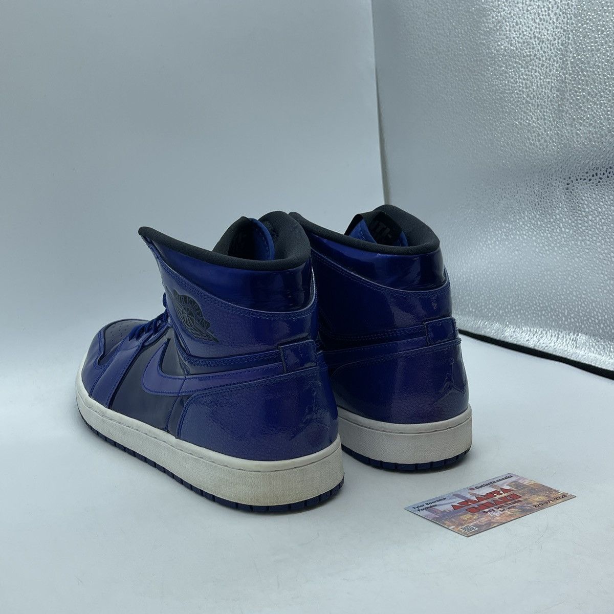 Nike Air Jordan 1 high deep royal Size US 12 / EU 45 - 4 Thumbnail