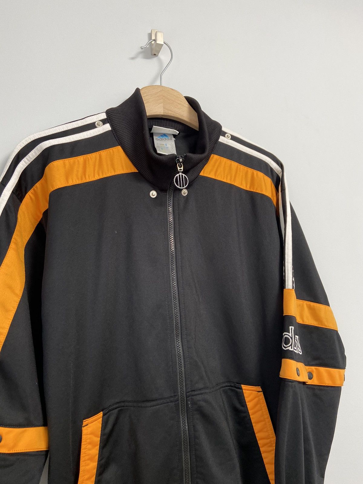 Vintage Adidas Track Top Black Vintage 90’s logo style Hype Size US S / EU 44-46 / 1 - 2 Thumbnail