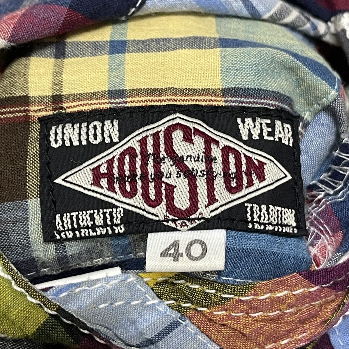 Vintage Vintage Houston Japan Patchwork Reversible Hoodie Jacket Size US L / EU 52-54 / 3 - 19 Thumbnail