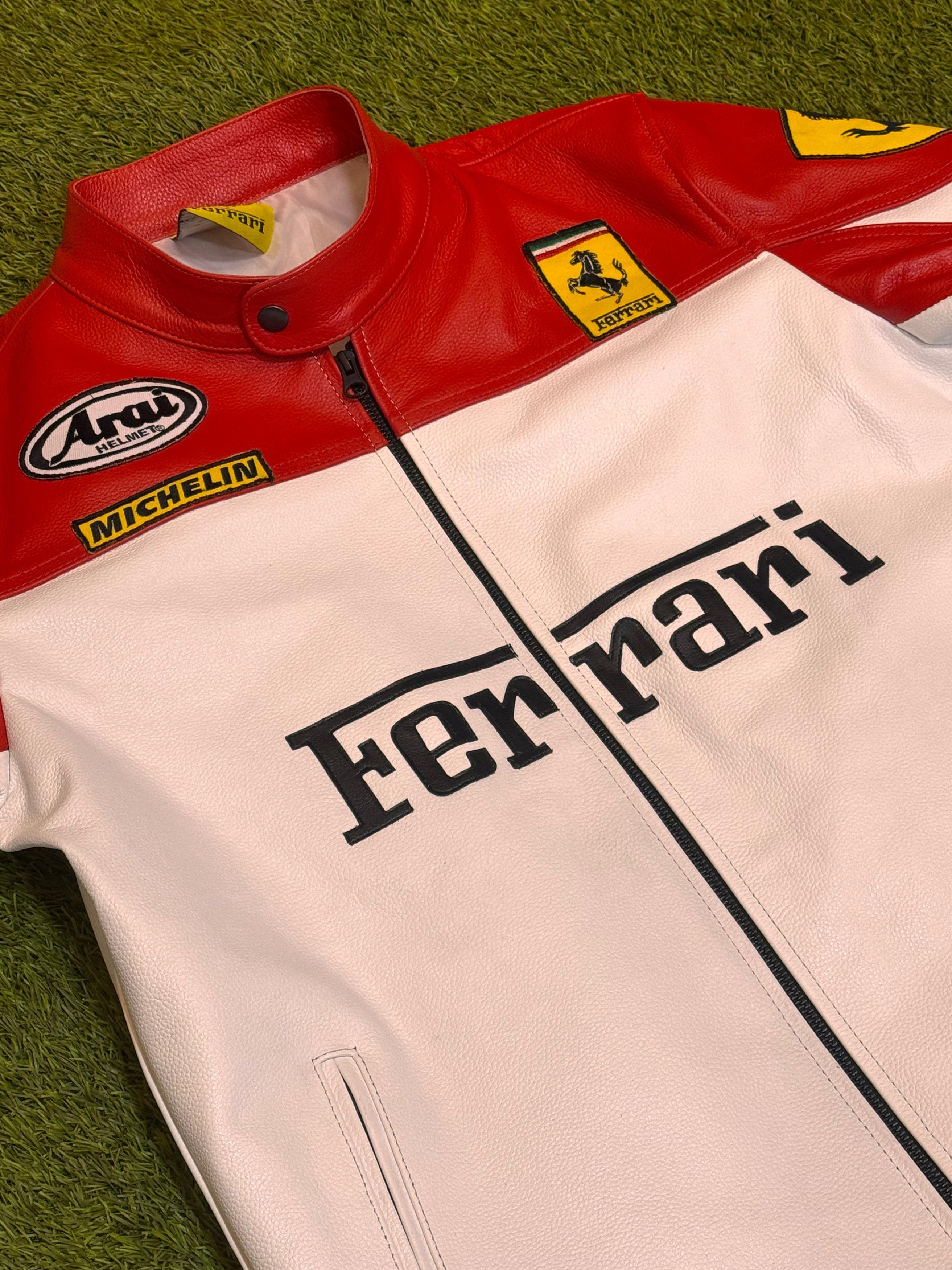 Ferrari × Vintage Vintage Ferrari Leather Jacket Size US L / EU 52-54 / 3 - 2 Thumbnail