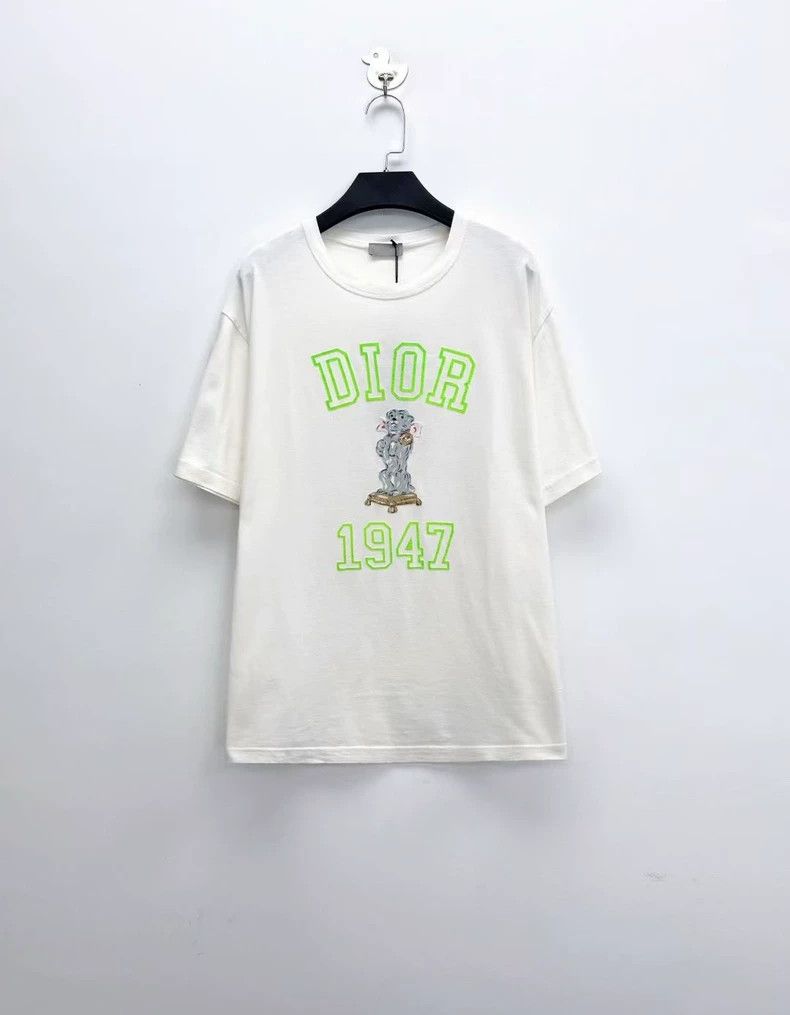 Dior Dior 1947 Bob Dog Logo Short Sleeve Tee Size US M / EU 48-50 / 2 - 1 Thumbnail
