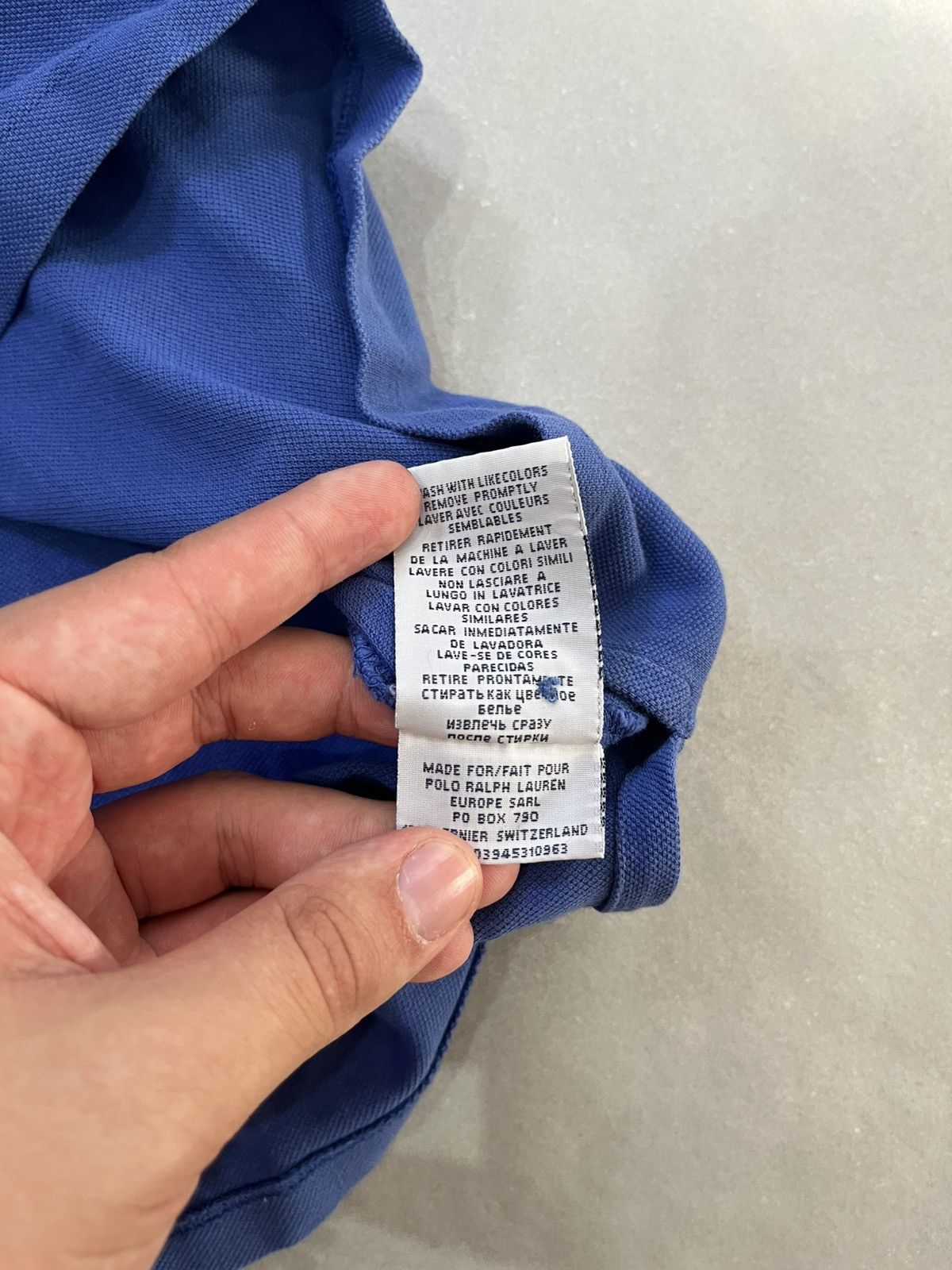 Polo Ralph Lauren × Vintage Vintage Polo Ralph Lauren Polo number 3 T- shirt Size US L / EU 52-54 / 3 - 6 Thumbnail