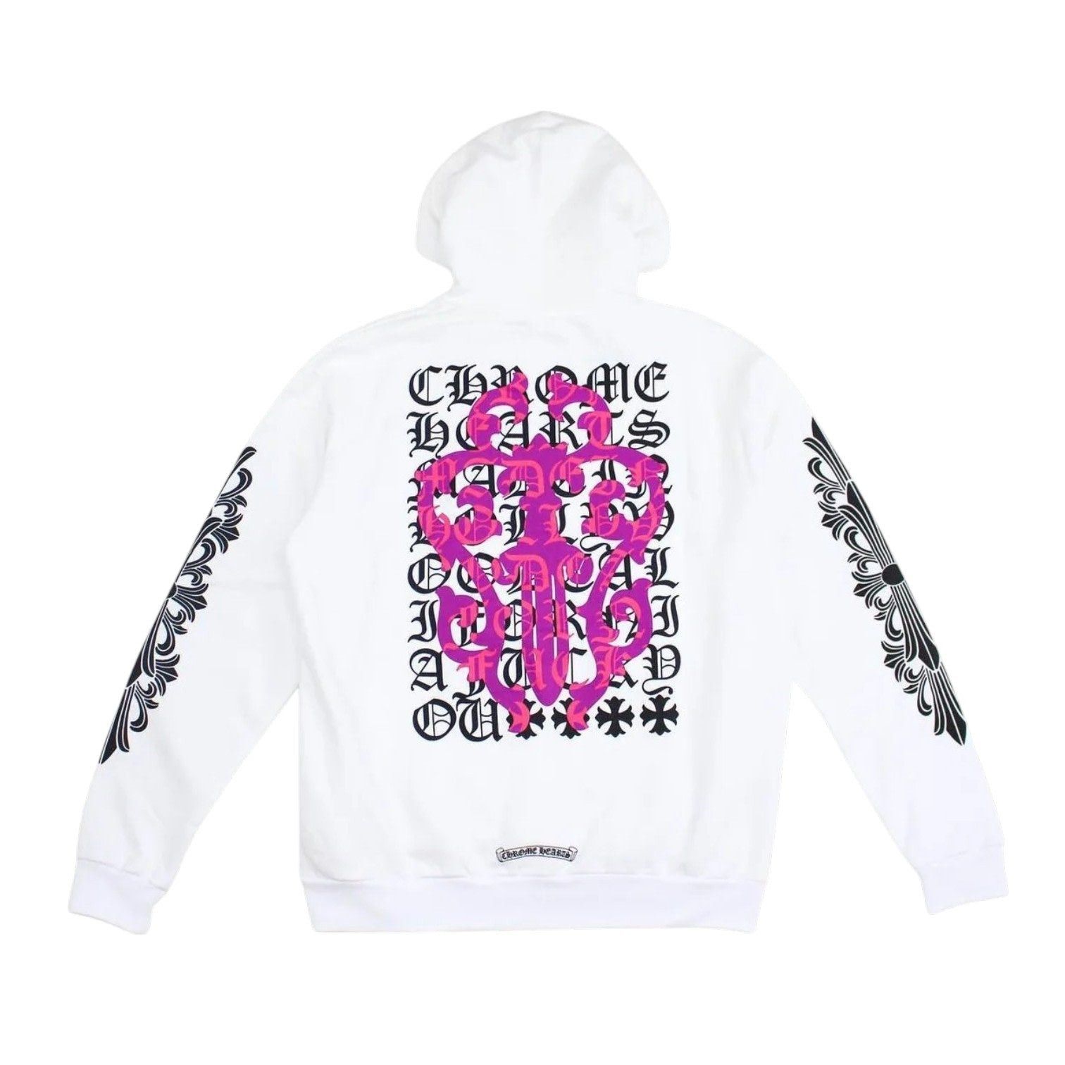 Chrome Hearts Eye Chart Dagger Hoodie White Size US L / EU 52-54 / 3 - 1 Thumbnail