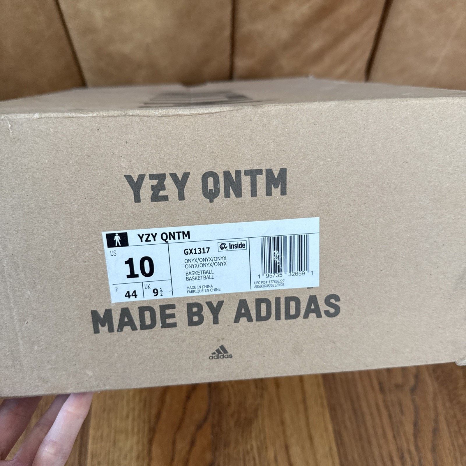 Adidas Size 10 - adidas Yeezy QNTM Onyx Basketball Shoe Size US 10 / EU 43 - 9 Thumbnail