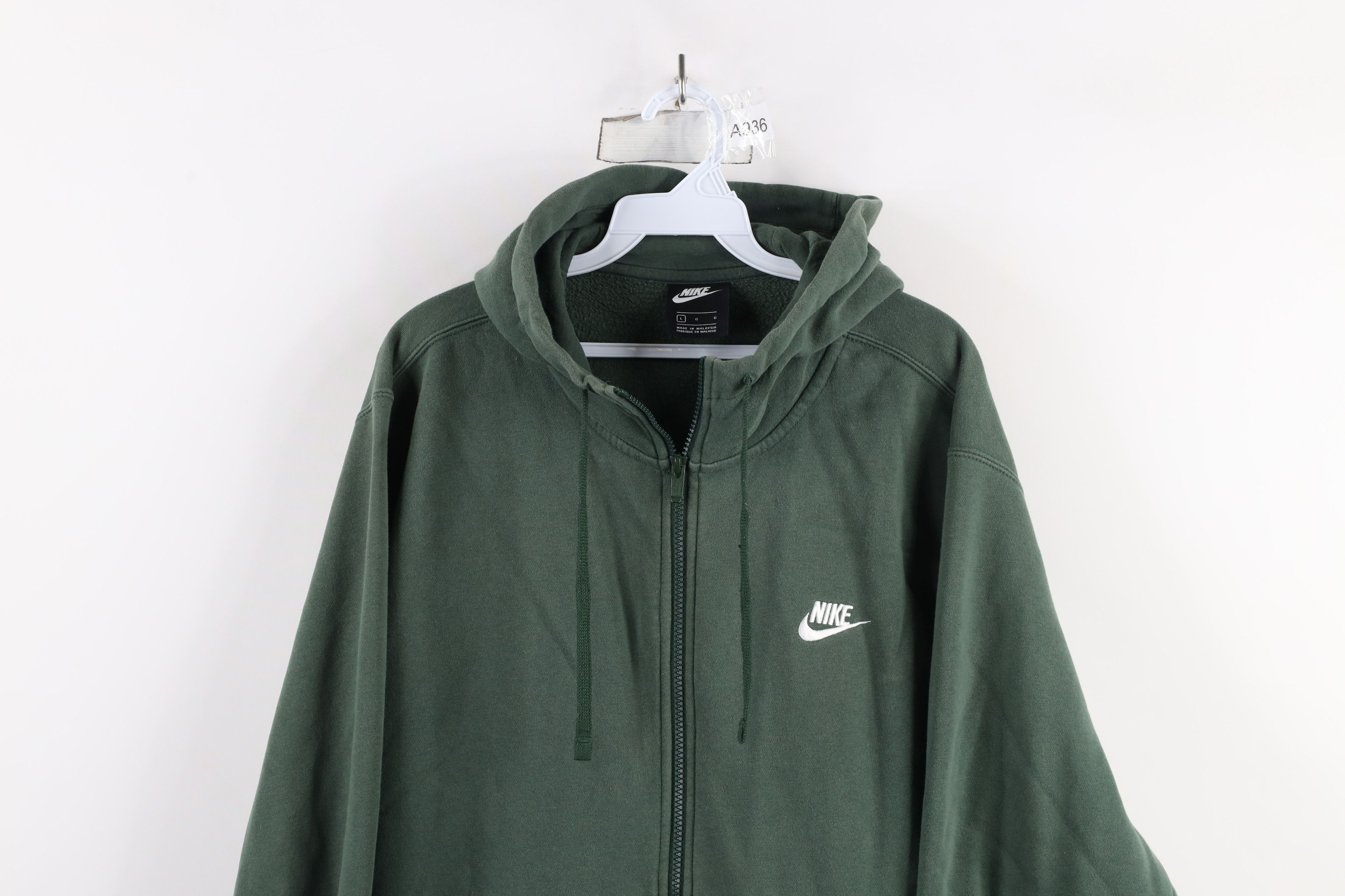 Nike Vintage Y2K Nike Travis Scott Mini Swoosh Full Zip Hoodie Size US L / EU 52-54 / 3 - 2 Thumbnail
