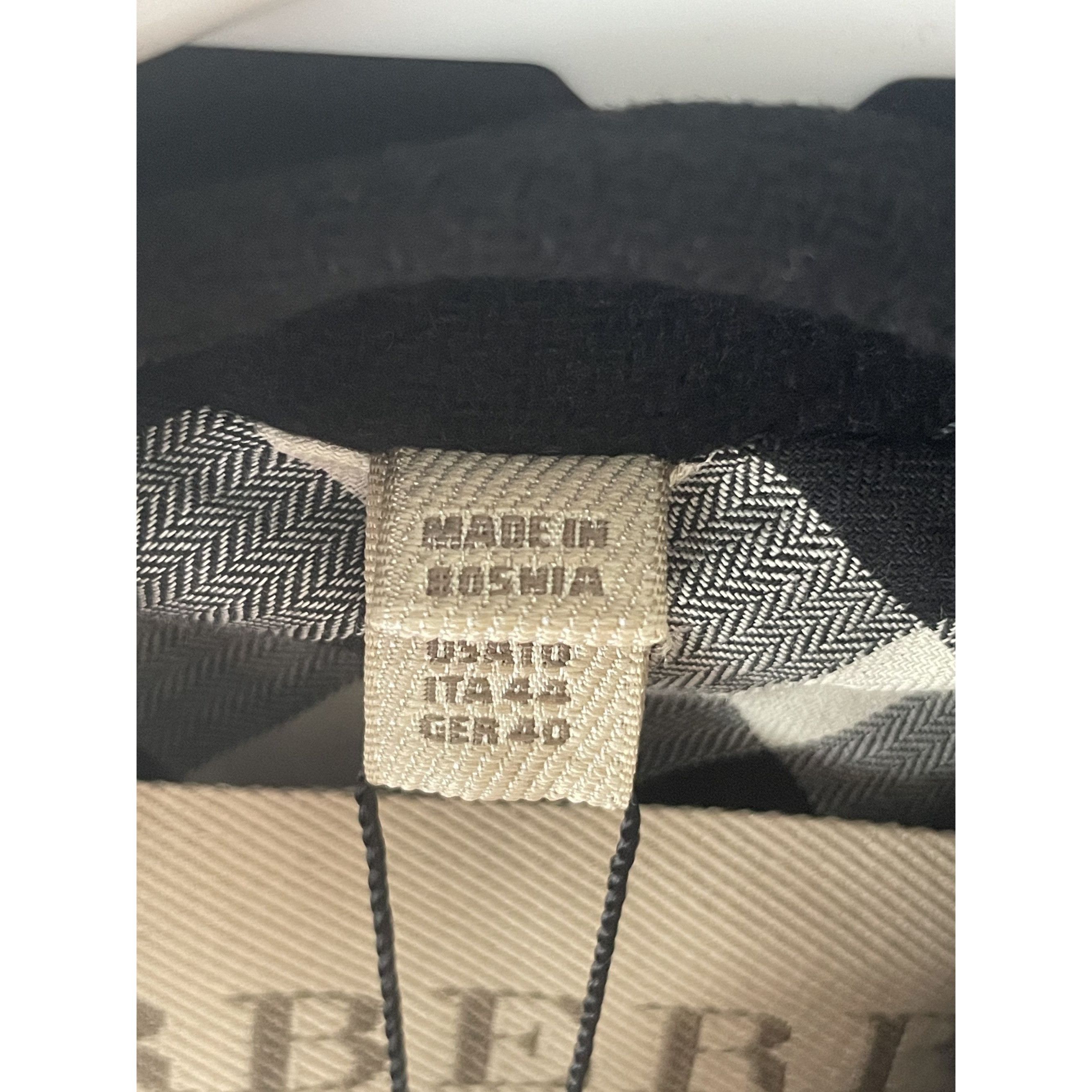 Burberry Burberry Black Wool Blend Double-Breasted Belted Coat Size L / US 10 / IT 46 - 13 Thumbnail
