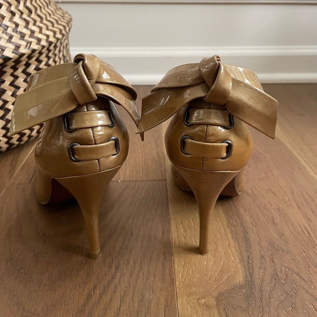 Other Enzo Angiolini Eamistle Natural Nude Champagne Patent Leathe Size US 10 / IT 40 - 6 Thumbnail