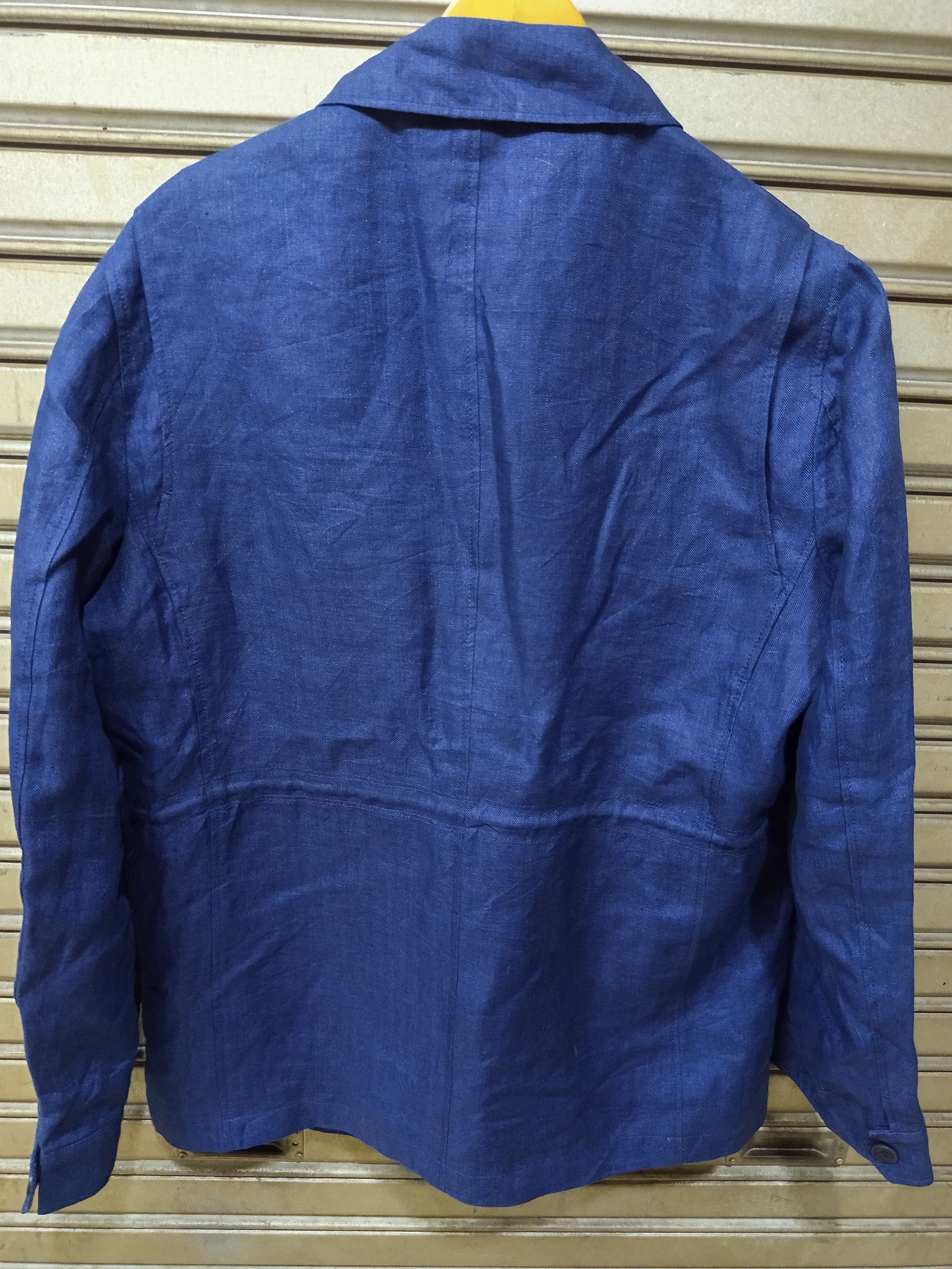 Vintage Korean Herringbone Utility Jacket Size US L / EU 52-54 / 3 - 10 Thumbnail