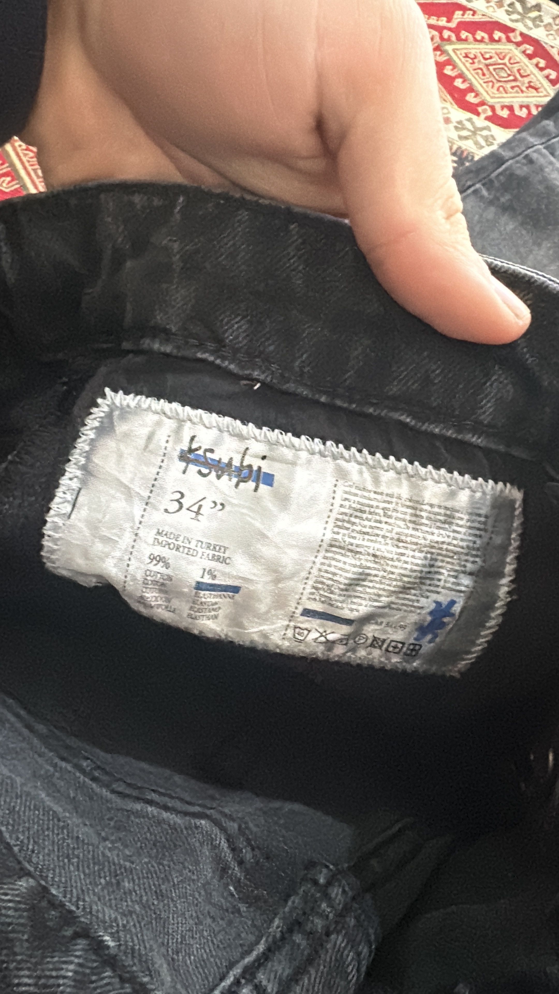 Ksubi Ksubi Van Winkle Roadhouse Black Patched Jean Size 34 Size US 34 / EU 50 - 11 Thumbnail